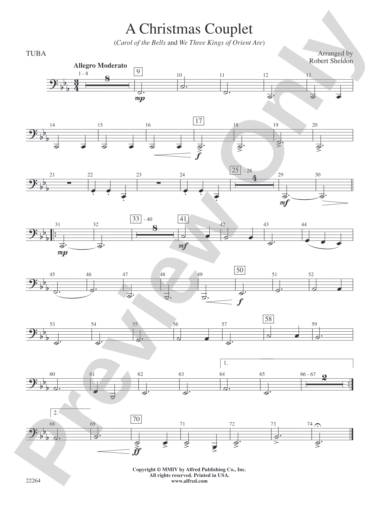 A Christmas Couplet: Tuba