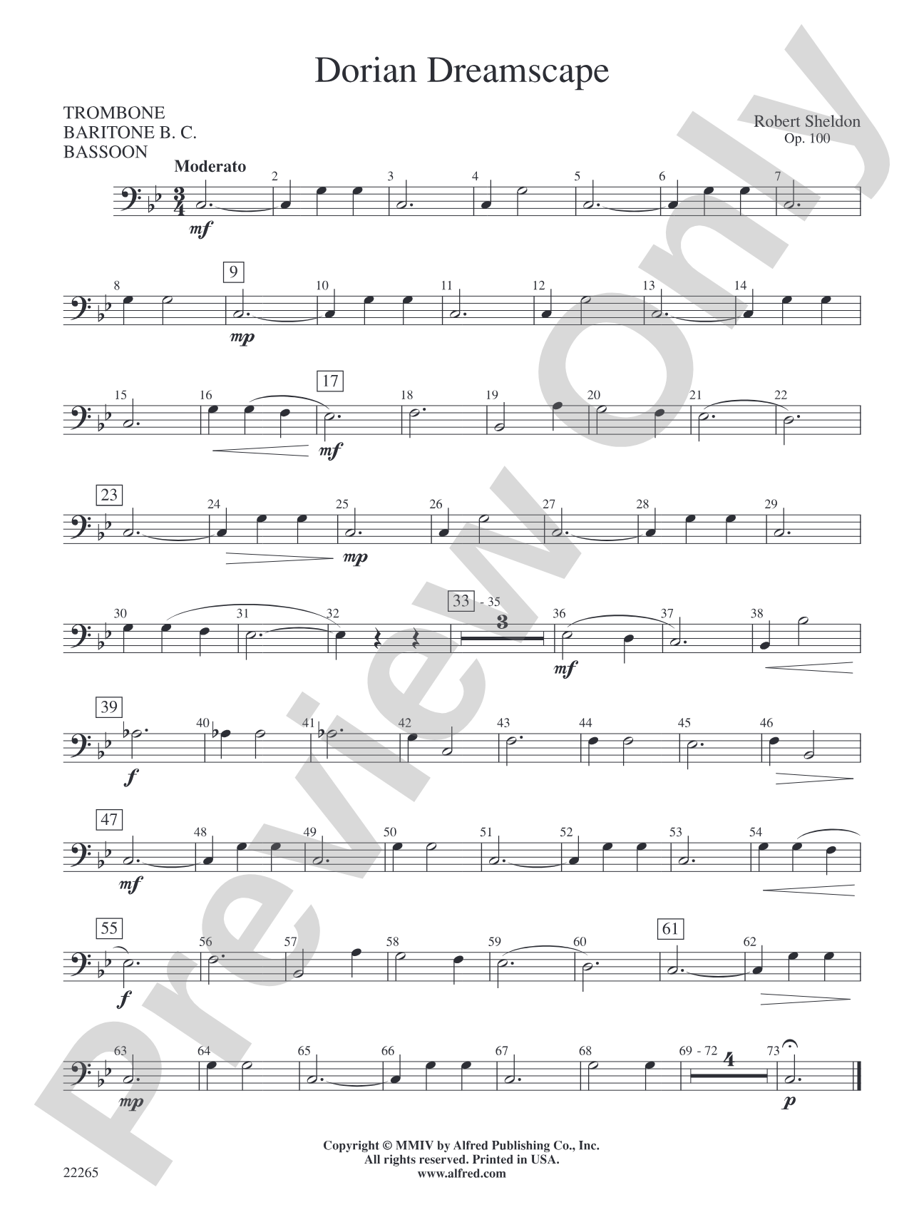 Dorian Dreamscape: 1st Trombone