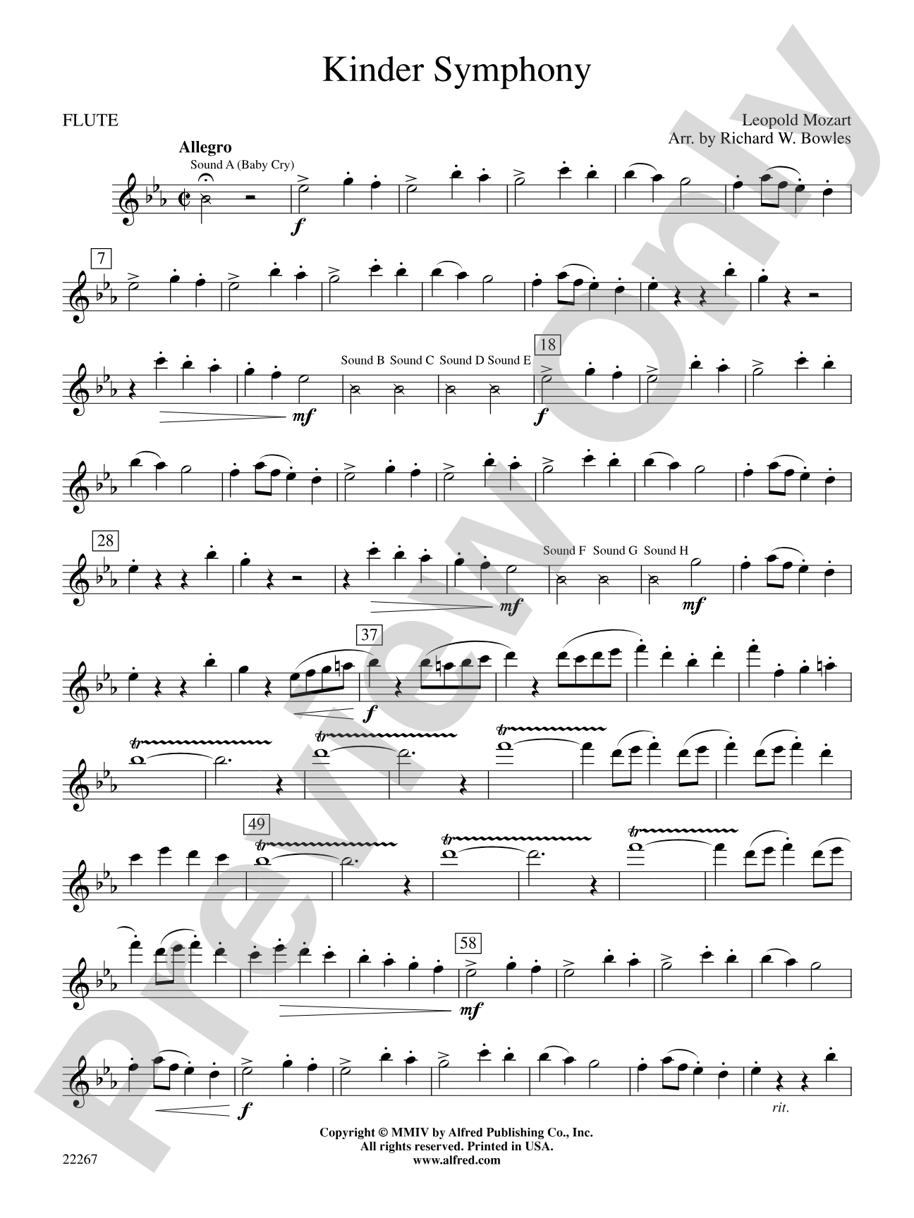 Kinder Symphony: Flute