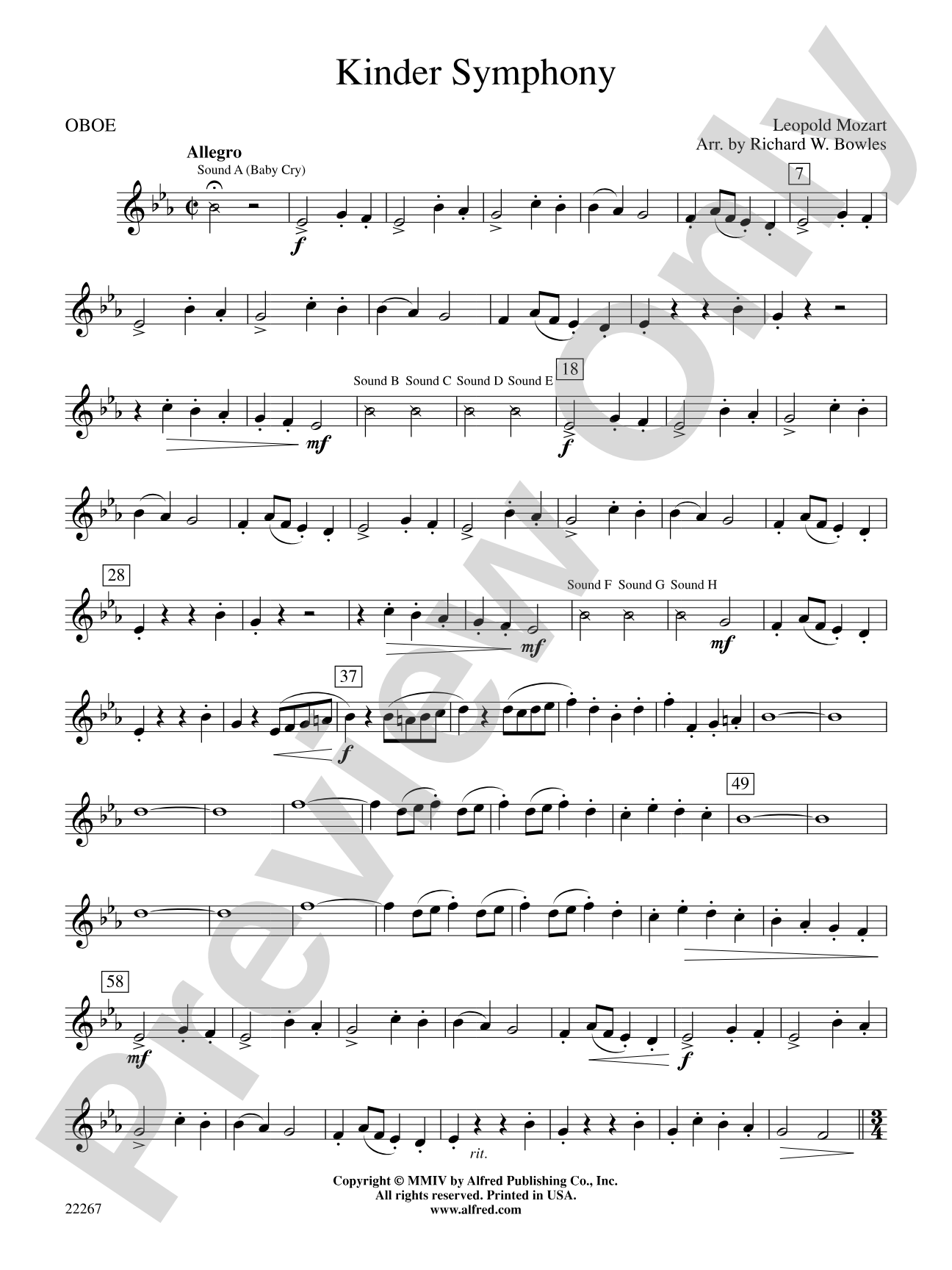 Kinder Symphony: Oboe