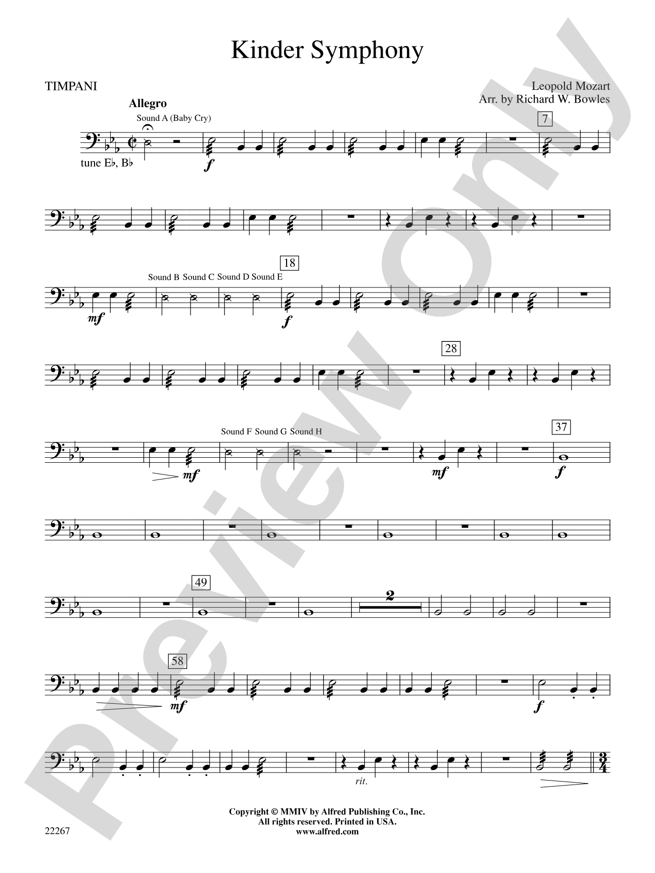 Kinder Symphony: Timpani