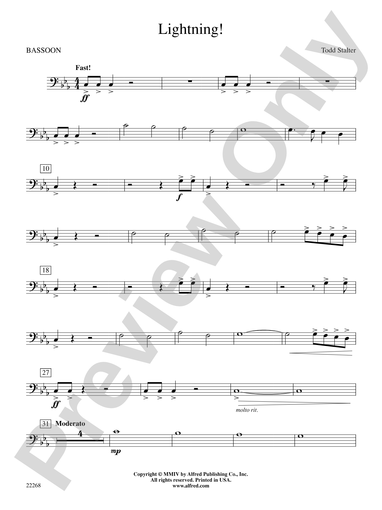 Lightning!: Bassoon