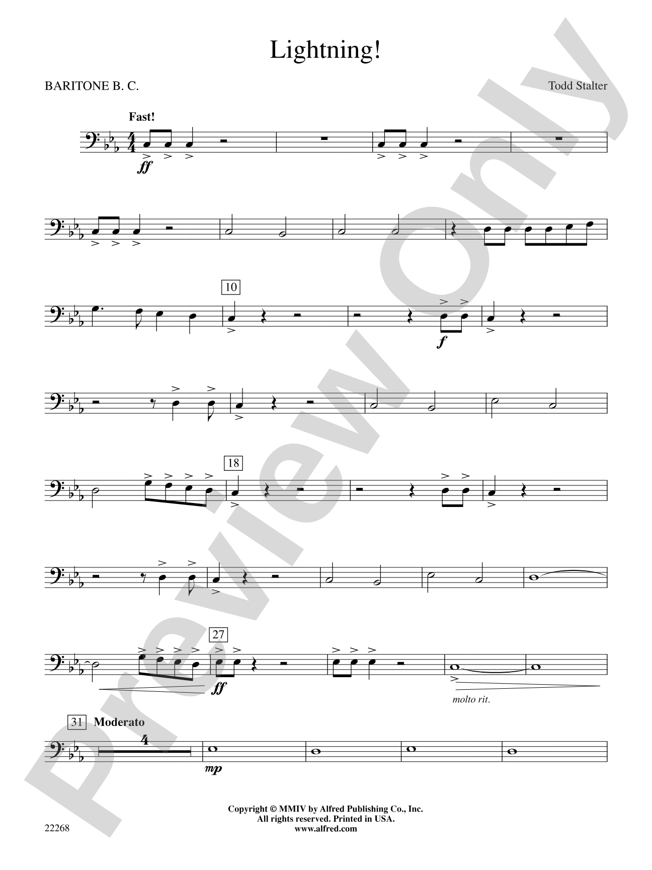 Lightning!: Baritone B.C.
