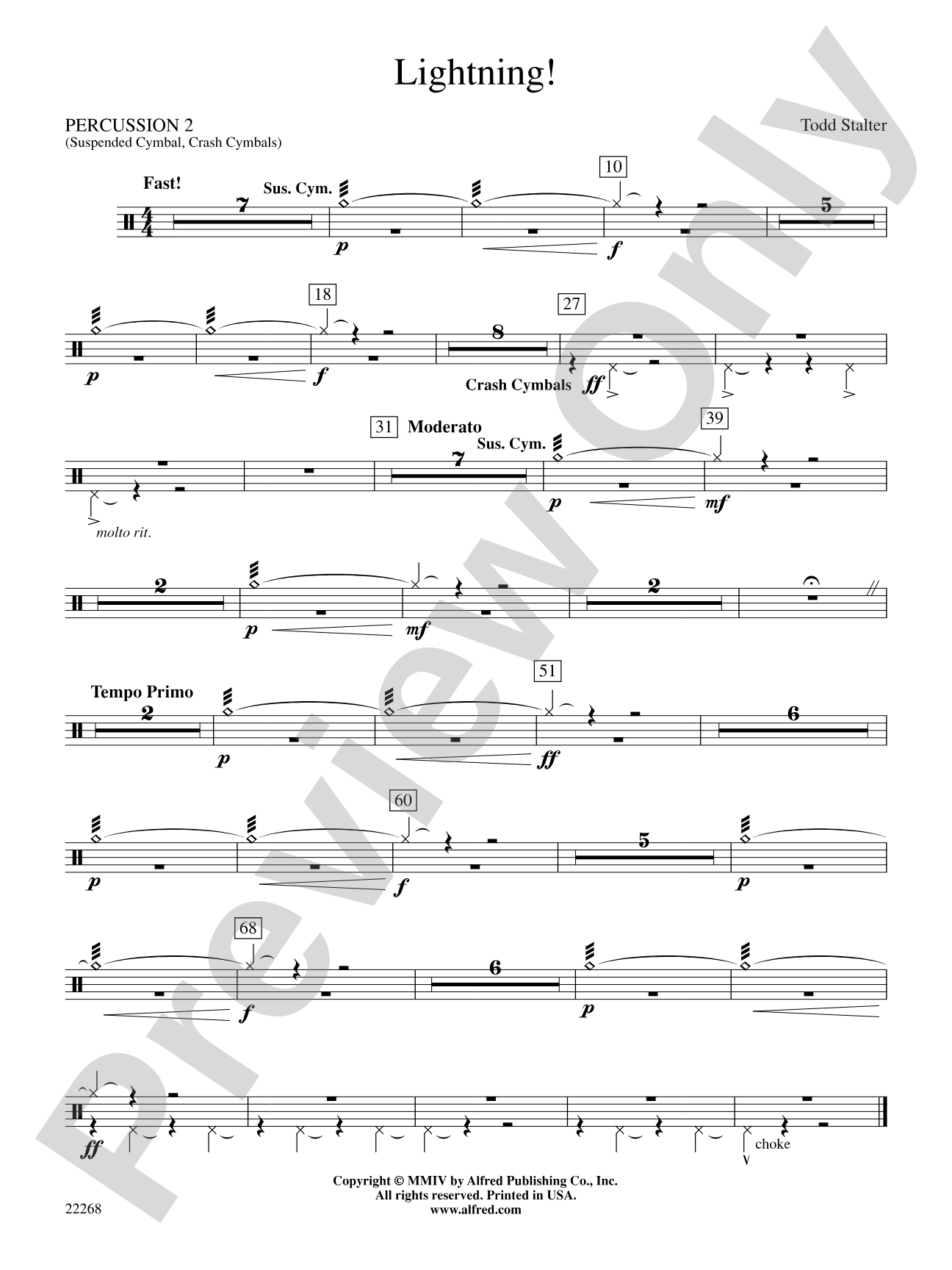 Lightning!: 2nd Percussion
