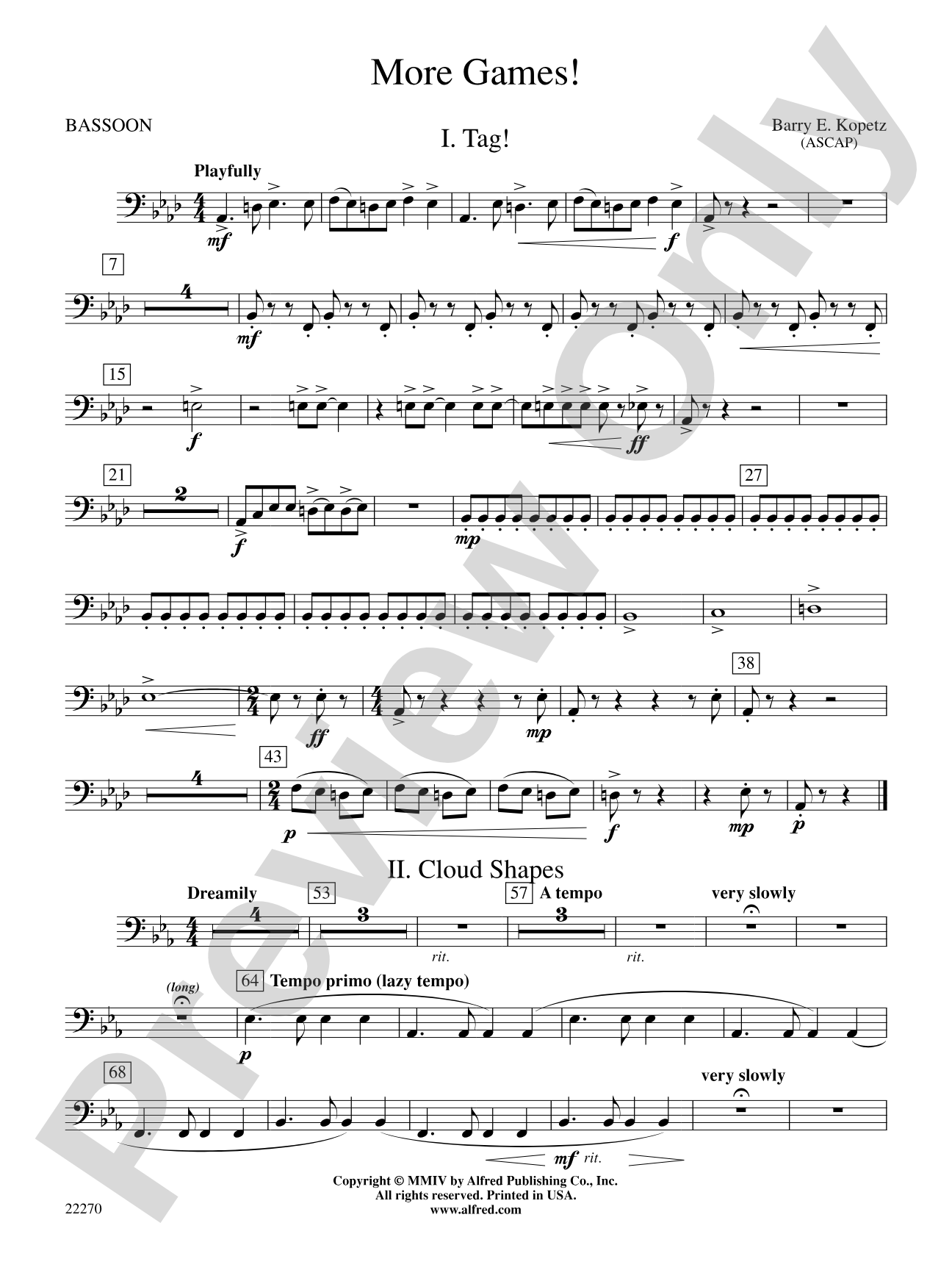 More Games!: Bassoon