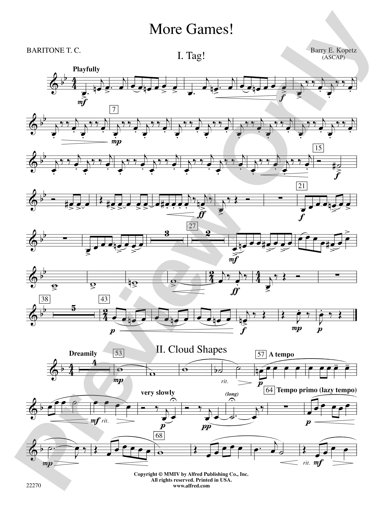 More Games!: Baritone T.C.