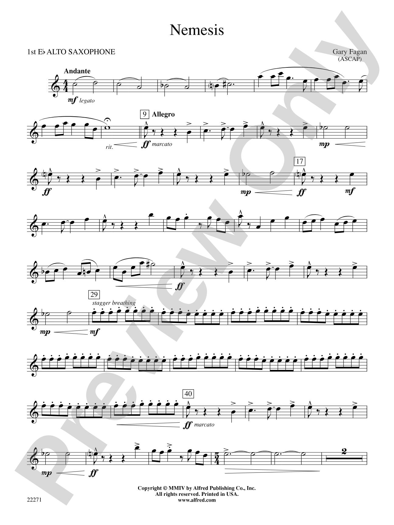 Nemesis: E-flat Alto Saxophone