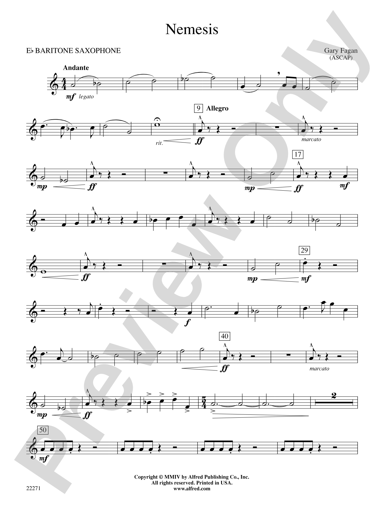 Nemesis: E-flat Baritone Saxophone