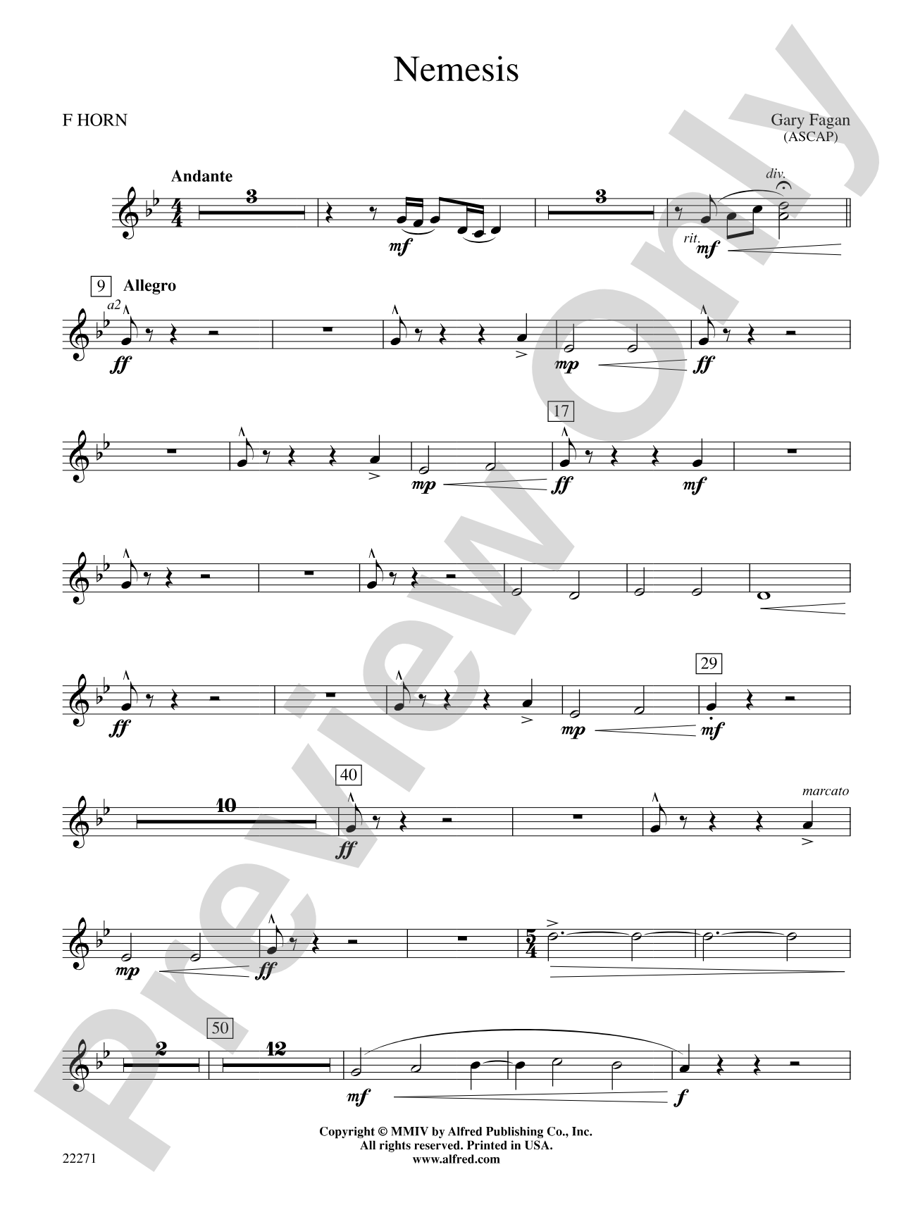 Nemesis: 1st F Horn