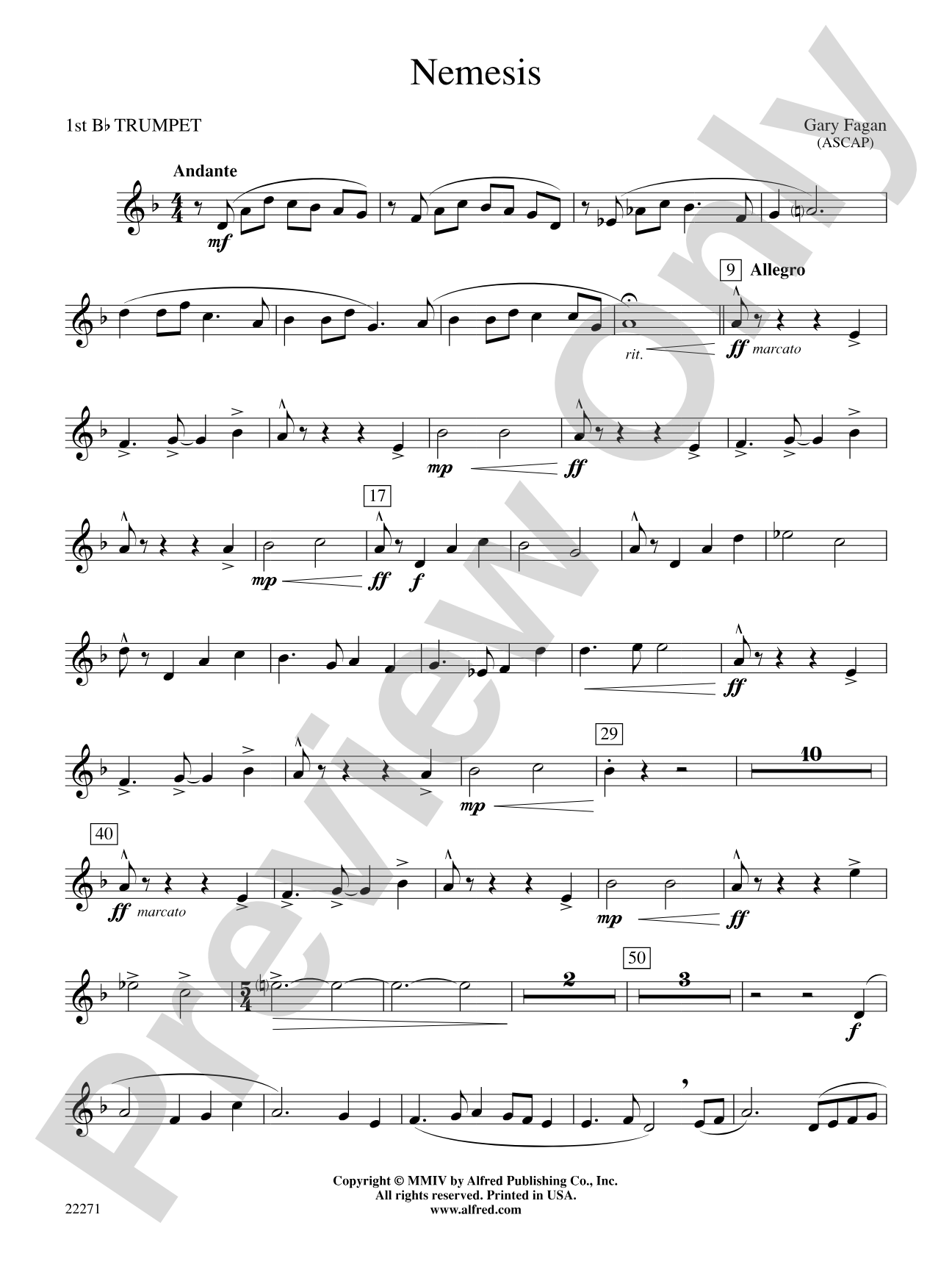 Nemesis: 1st B-flat Trumpet