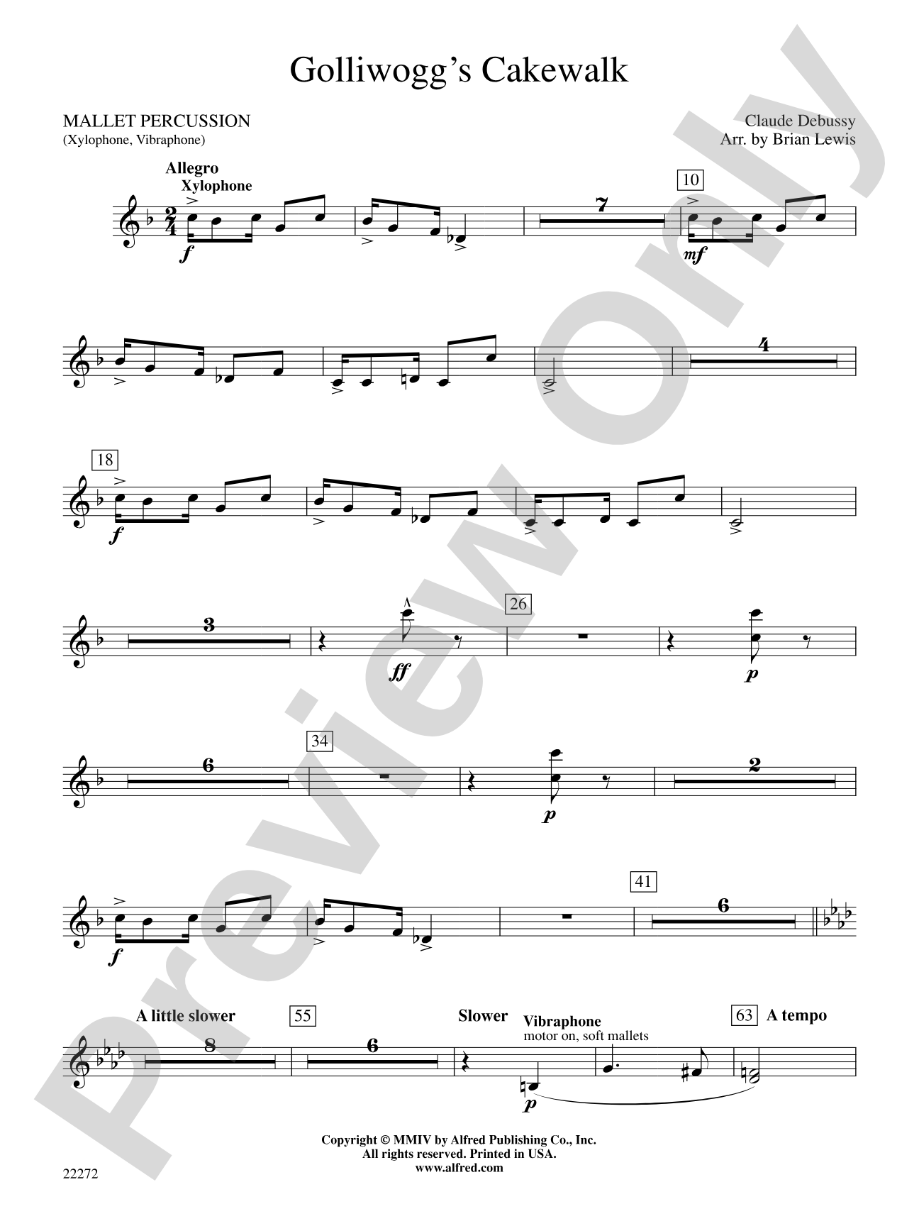 Golliwogg's Cakewalk: Mallets