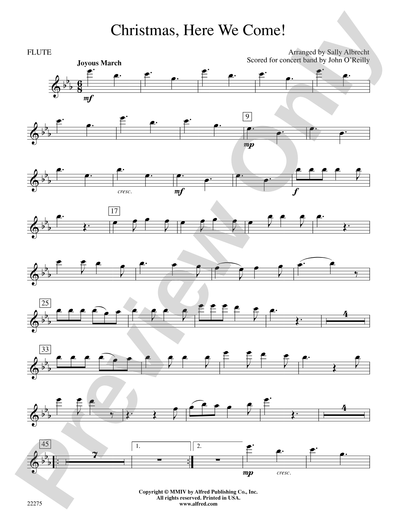 Christmas, Here We Come!: Flute