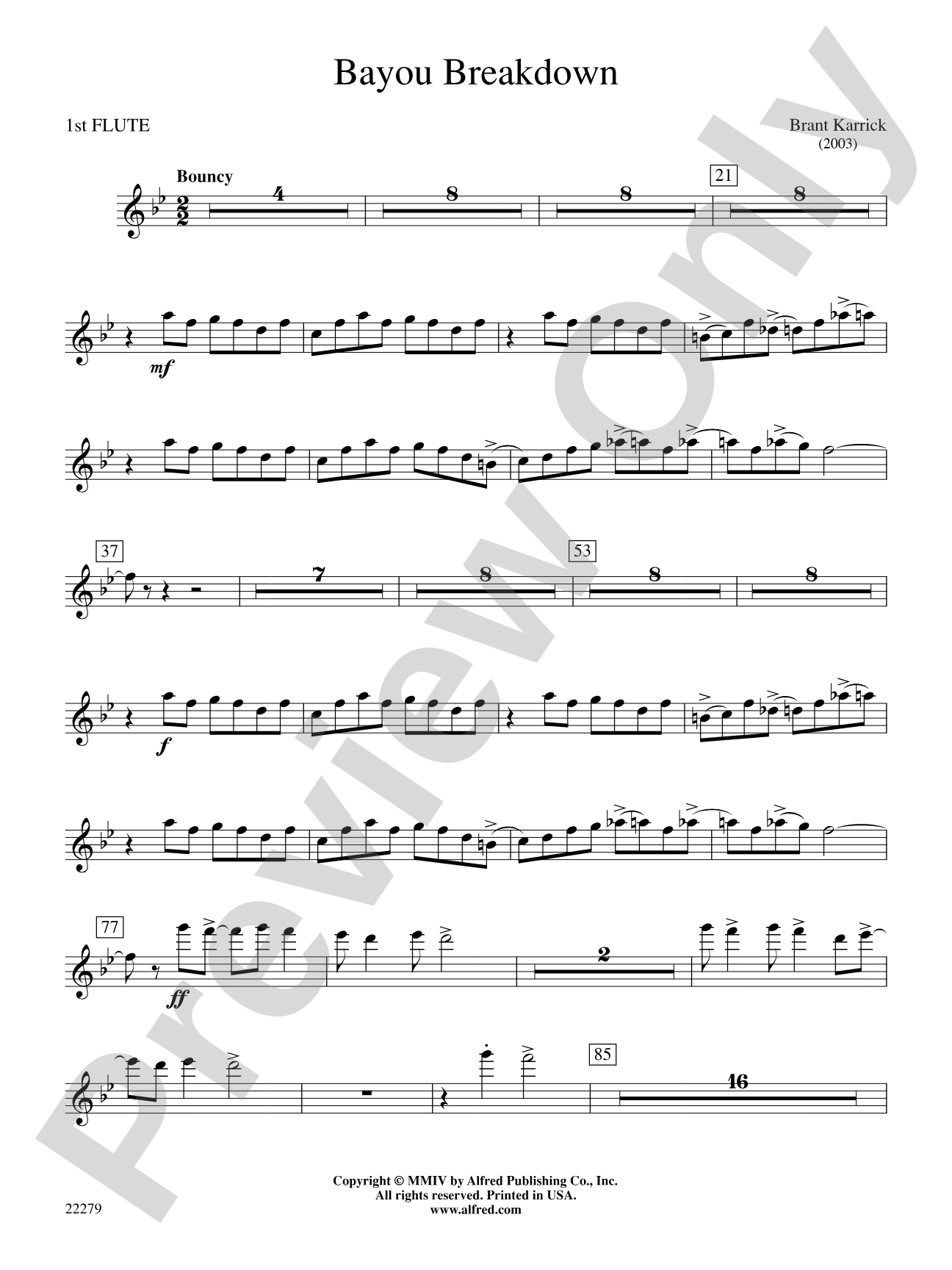 Bayou Breakdown: Flute