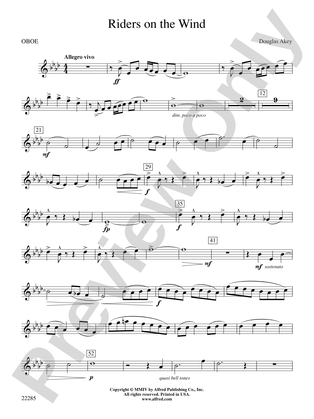 Riders on the Wind: Oboe
