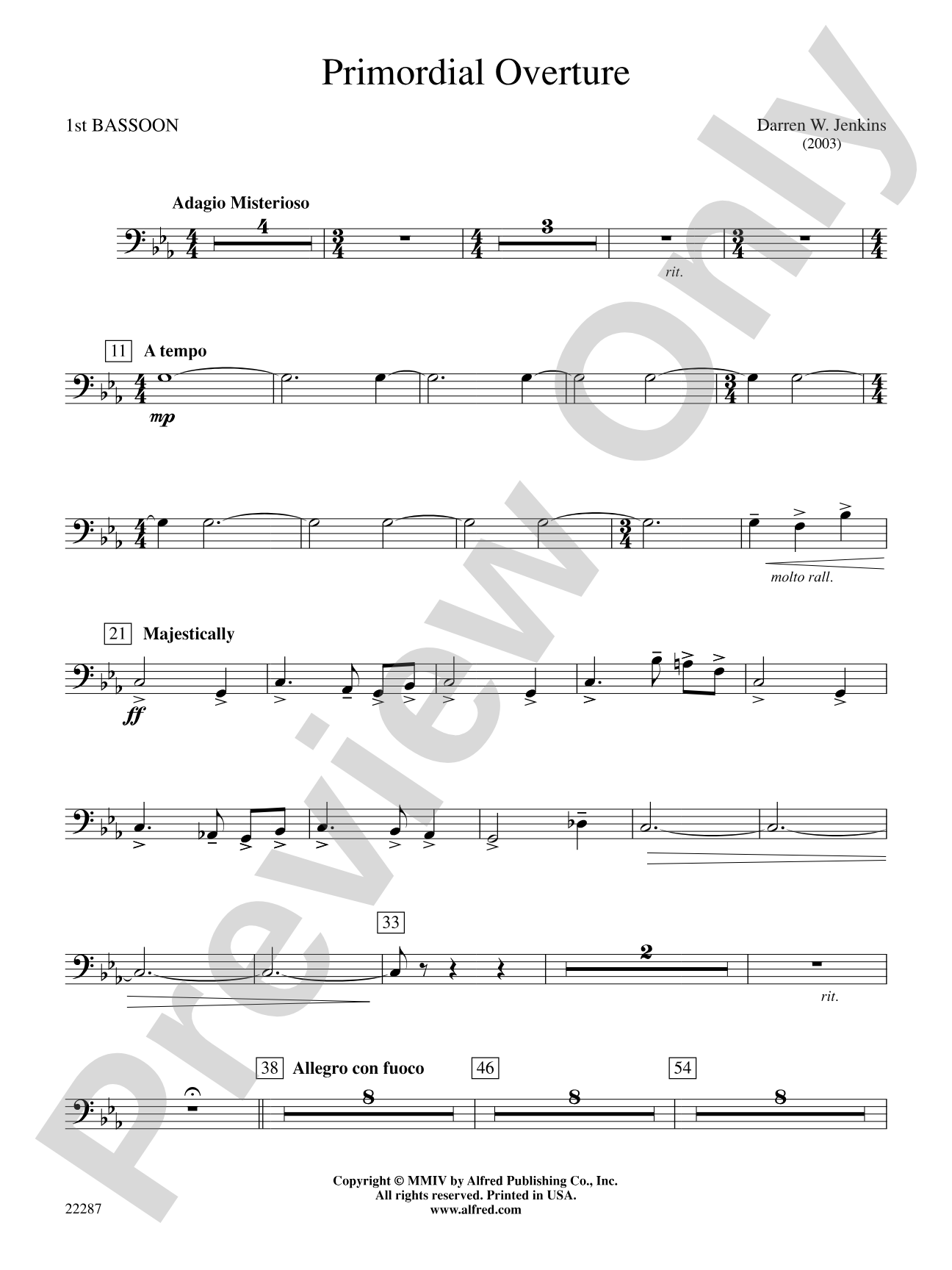Primordial Overture: Bassoon
