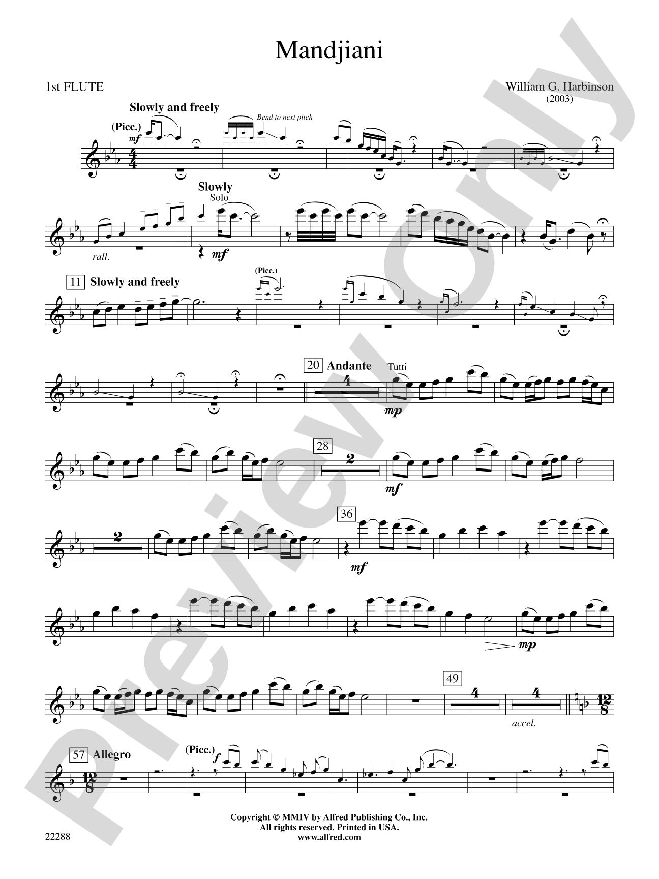 Mandjiani: Flute