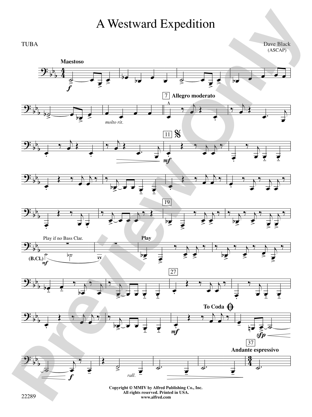 A Westward Expedition: Tuba