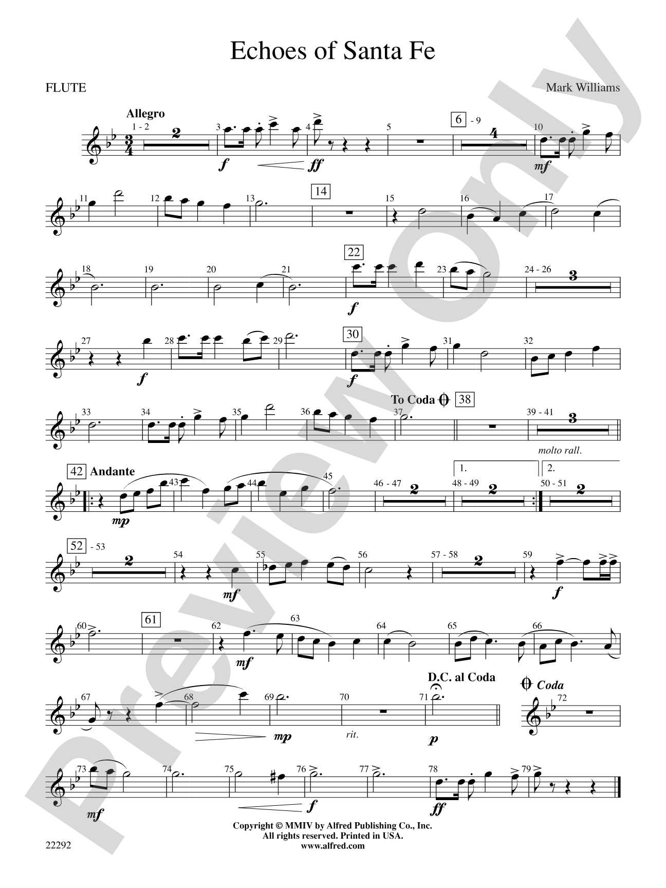 Echoes of Santa Fe: Flute