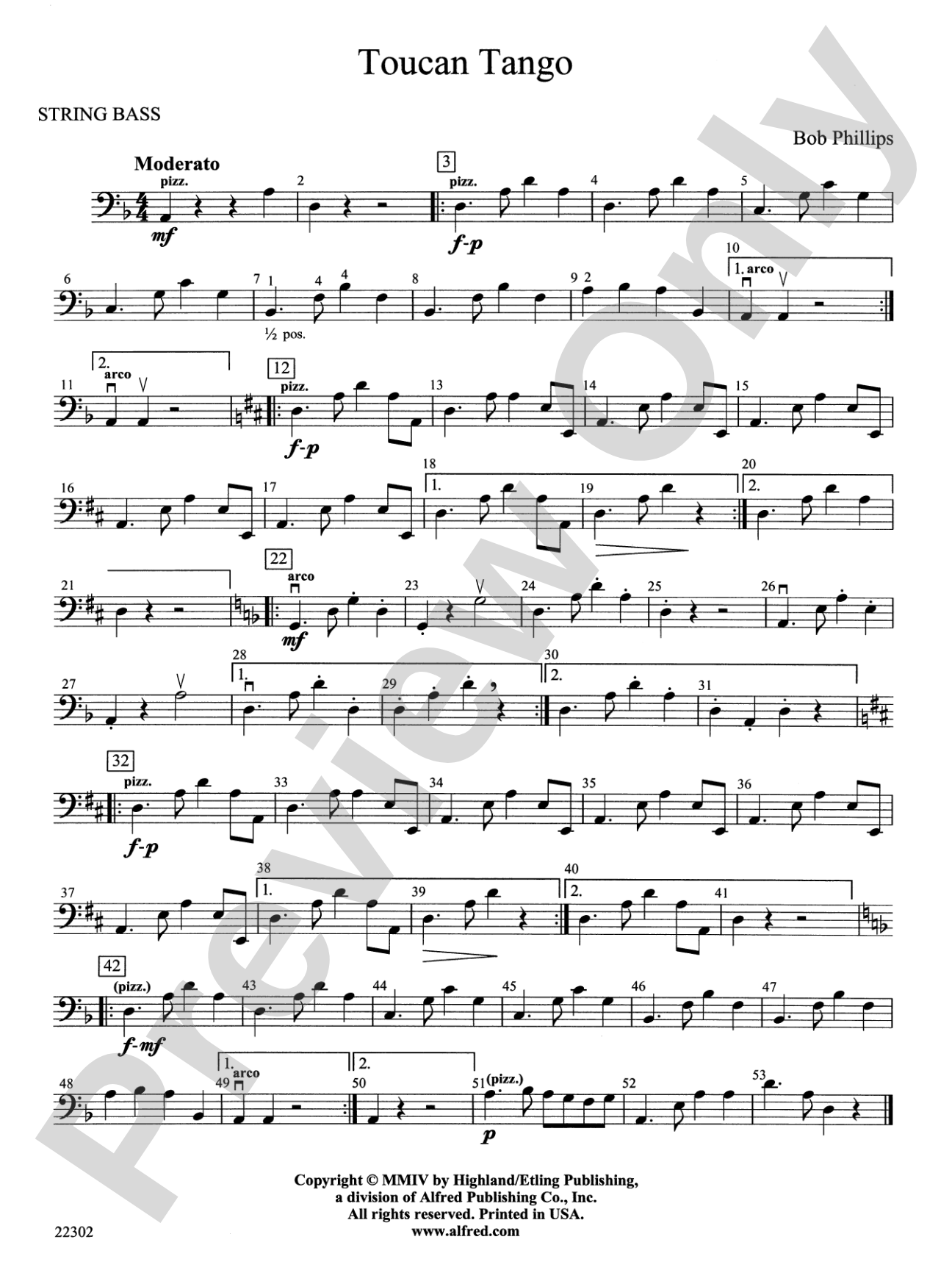 Toucan Tango: String Bass