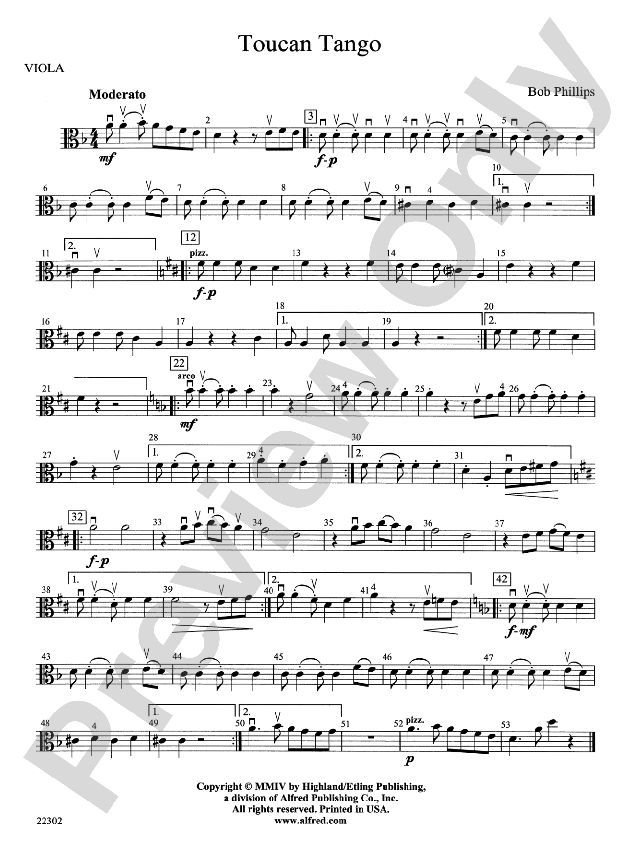Toucan Tango: Viola