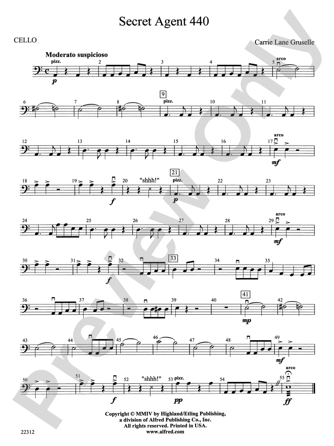 Secret Agent 440: Cello