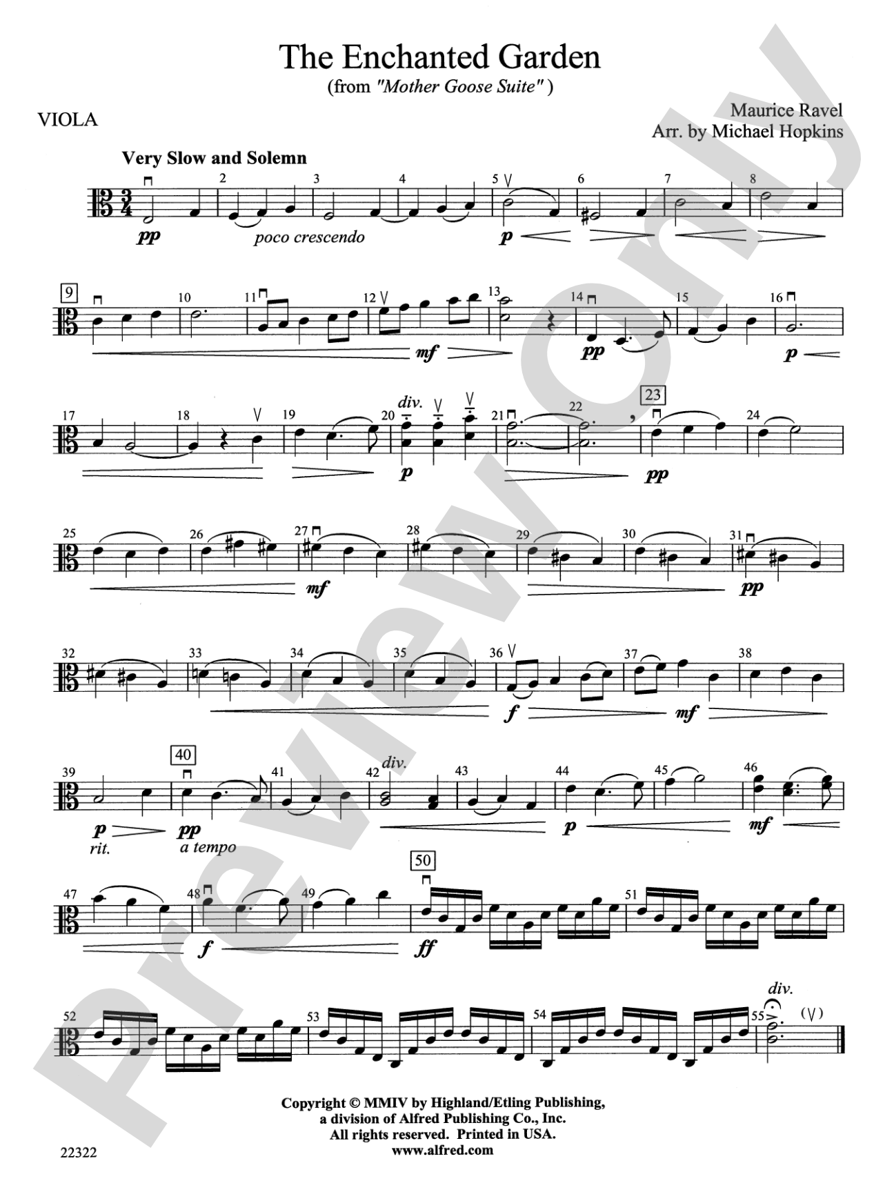 The Enchanted Garden: Viola