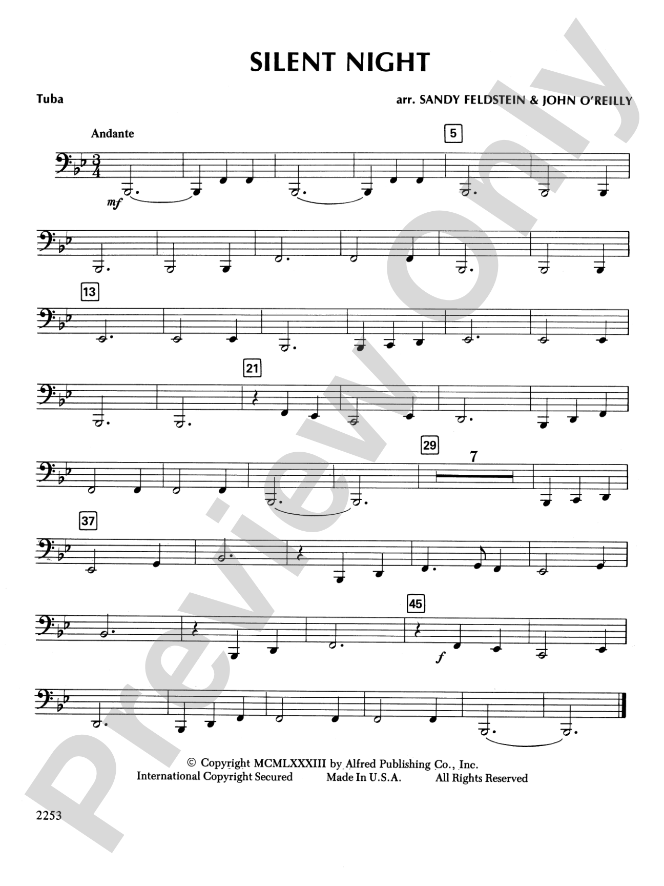 Silent Night: Tuba