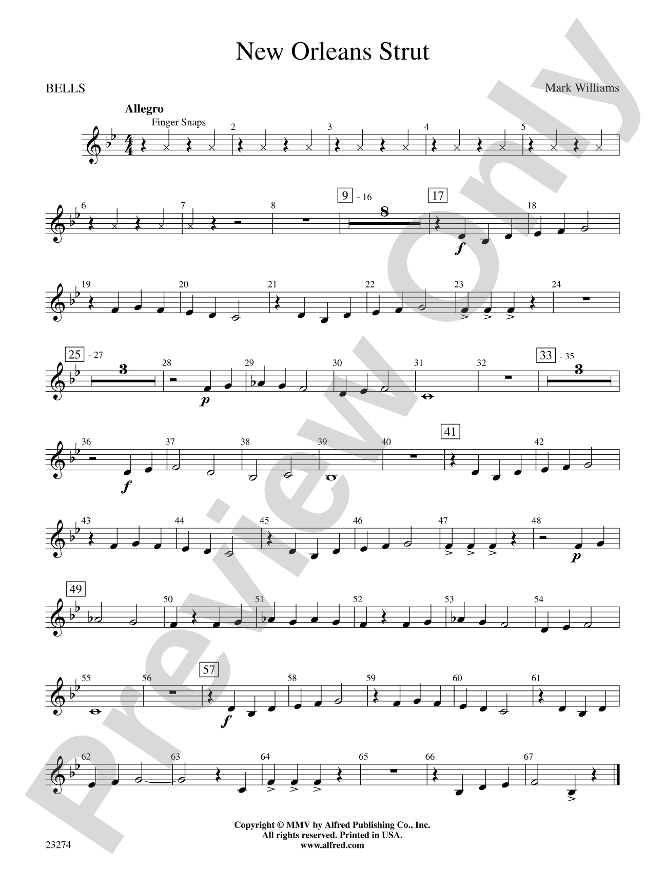 New Orleans Strut: Bells