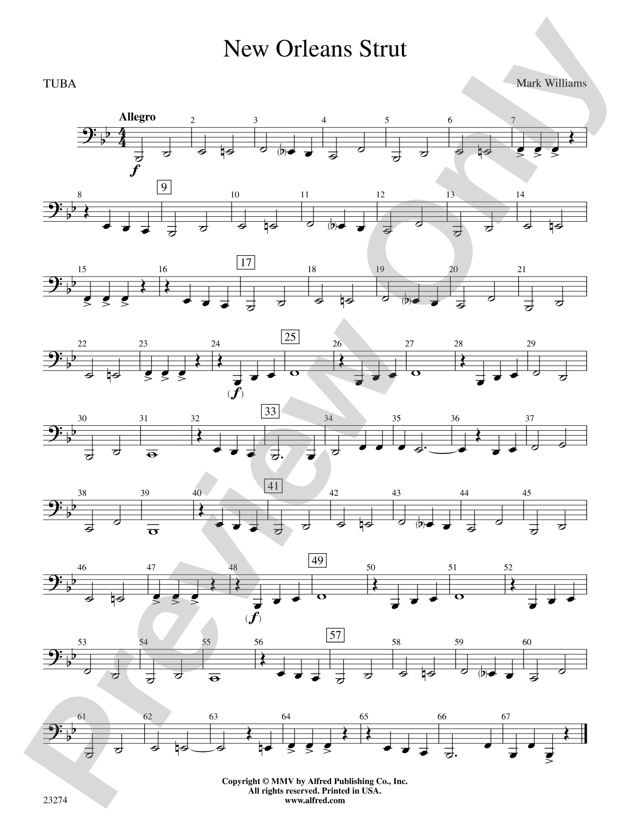 New Orleans Strut: Tuba
