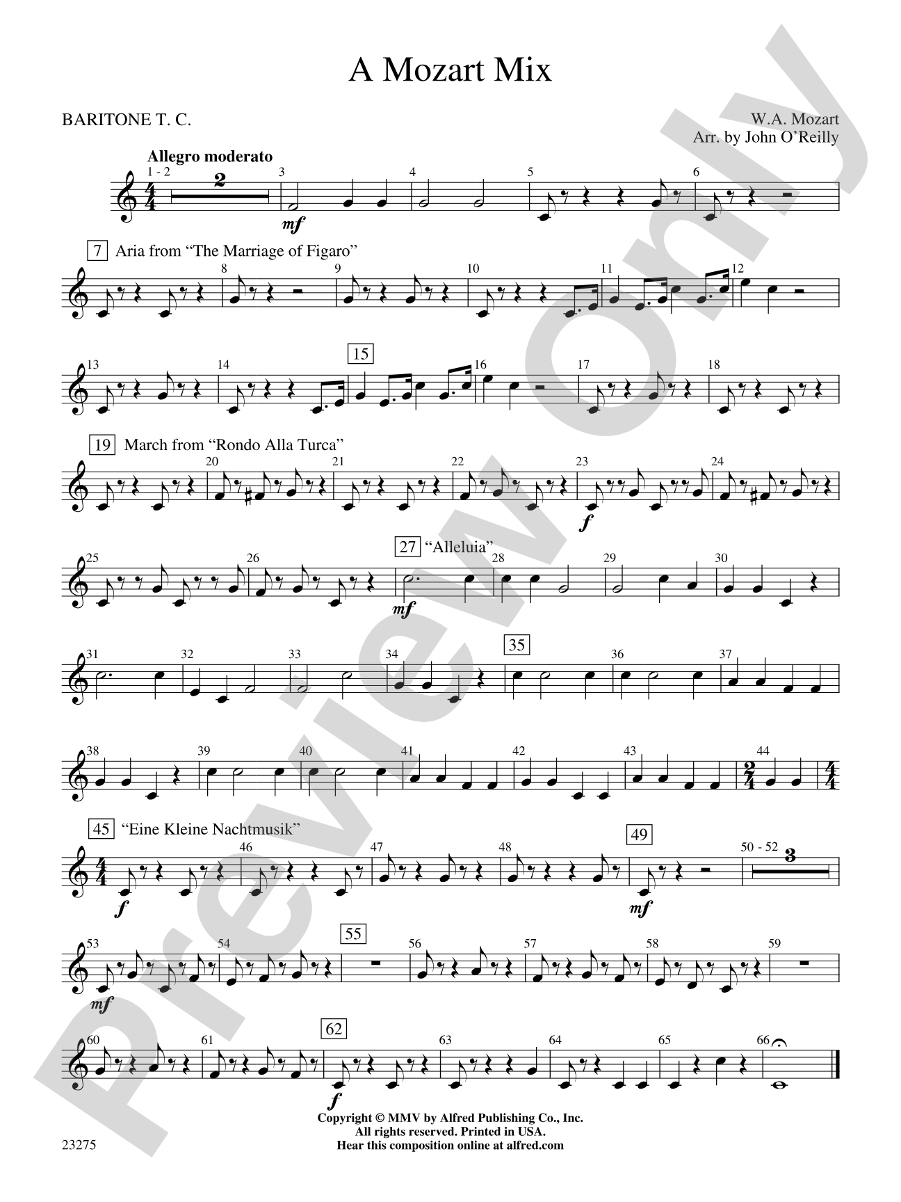 A Mozart Mix: Baritone T.C.