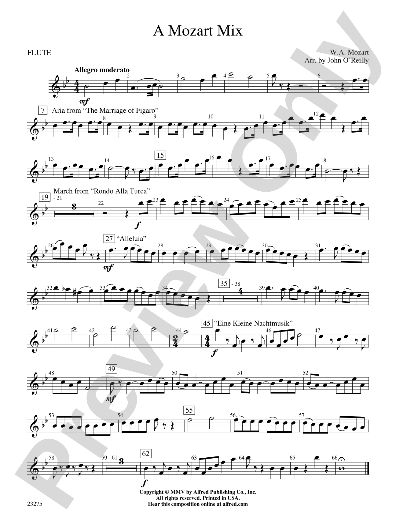 A Mozart Mix: Flute
