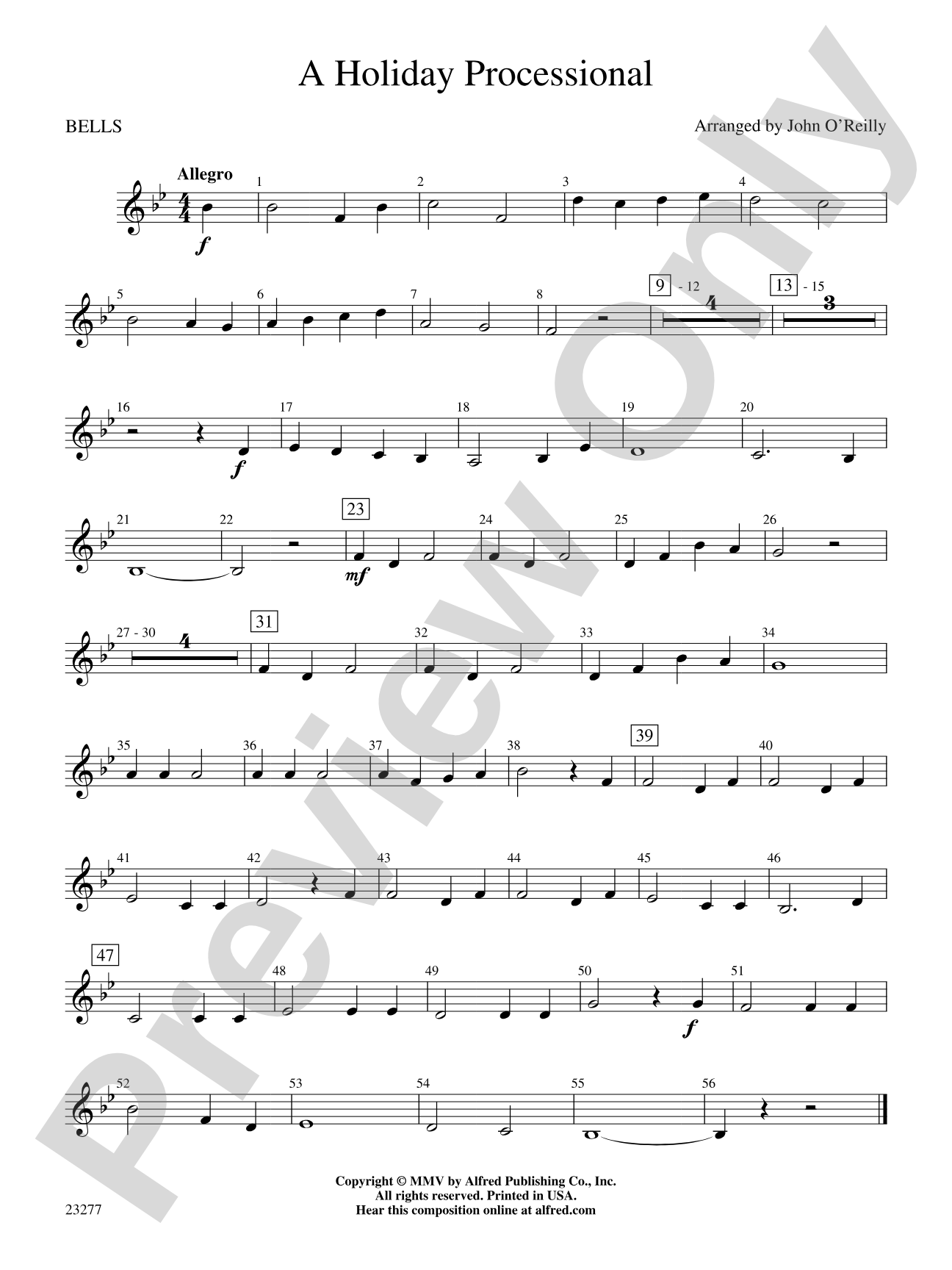A Holiday Processional: Bells