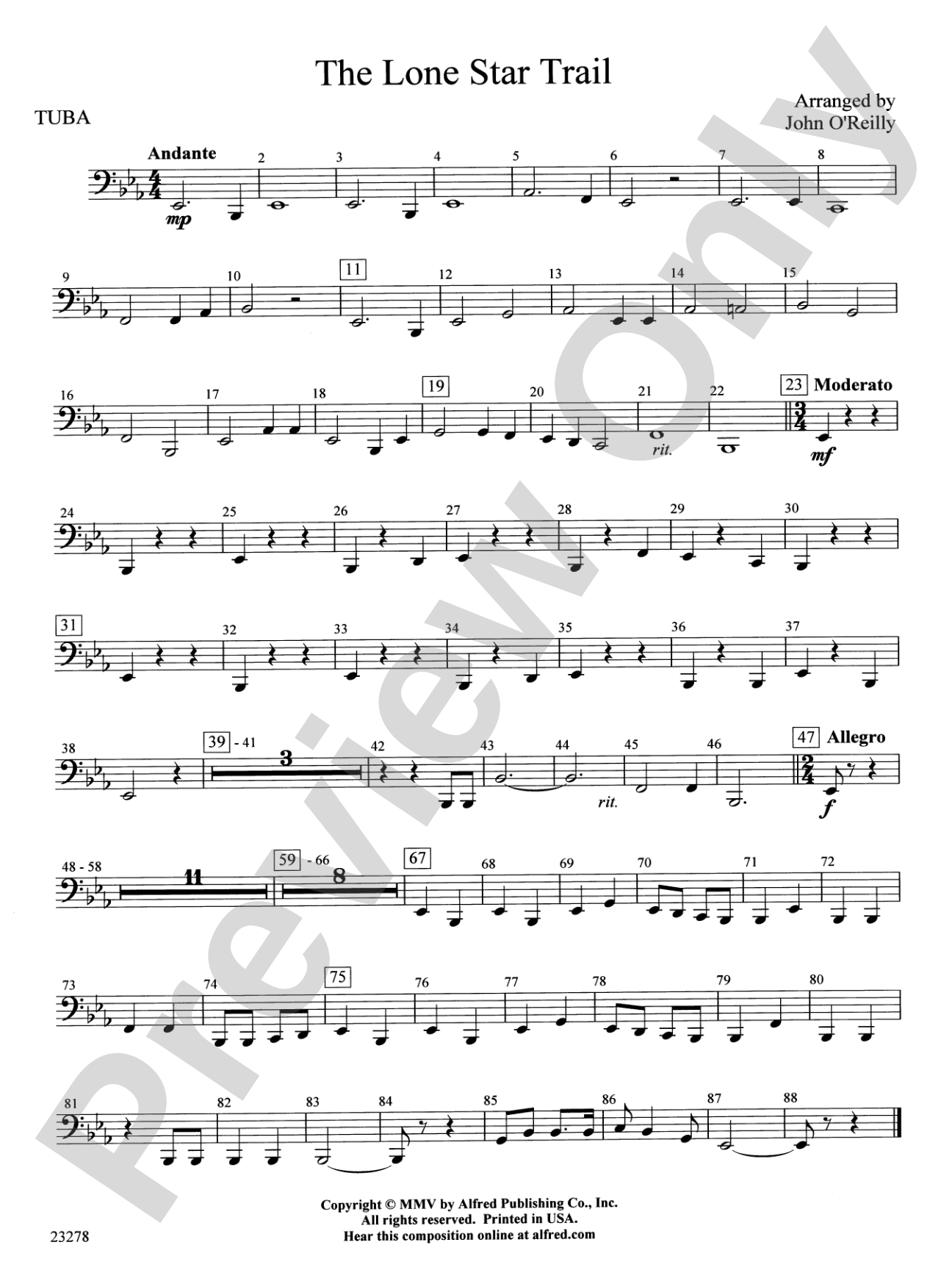 The Lone Star Trail: Tuba