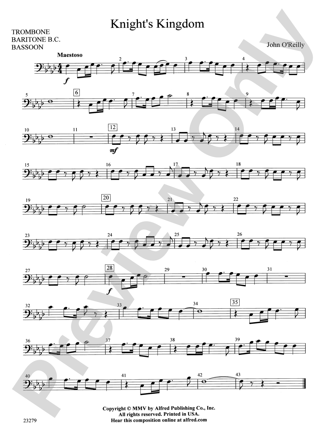 Knight's Kingdom: 1st Trombone
