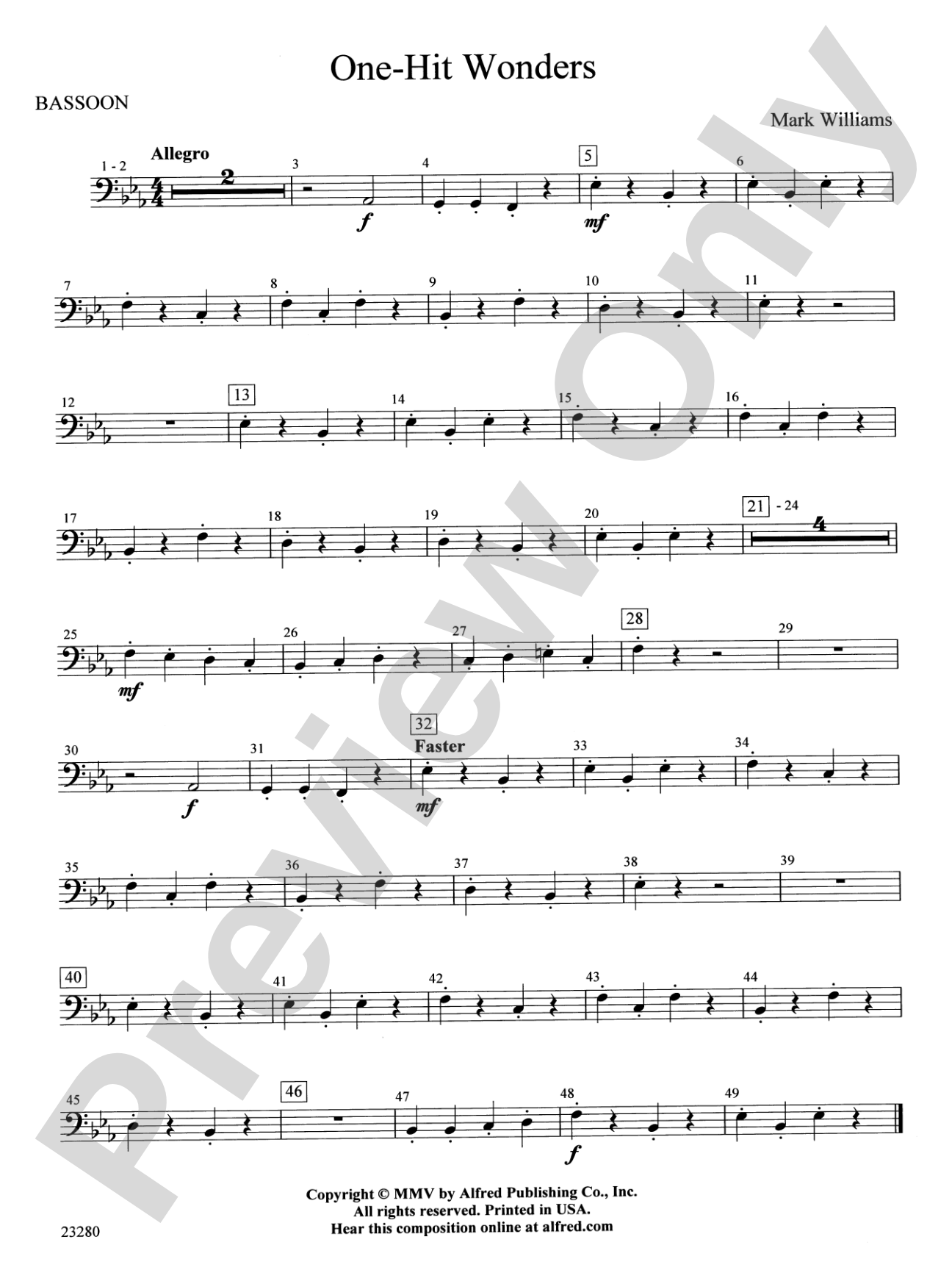 One-Hit Wonders: Bassoon