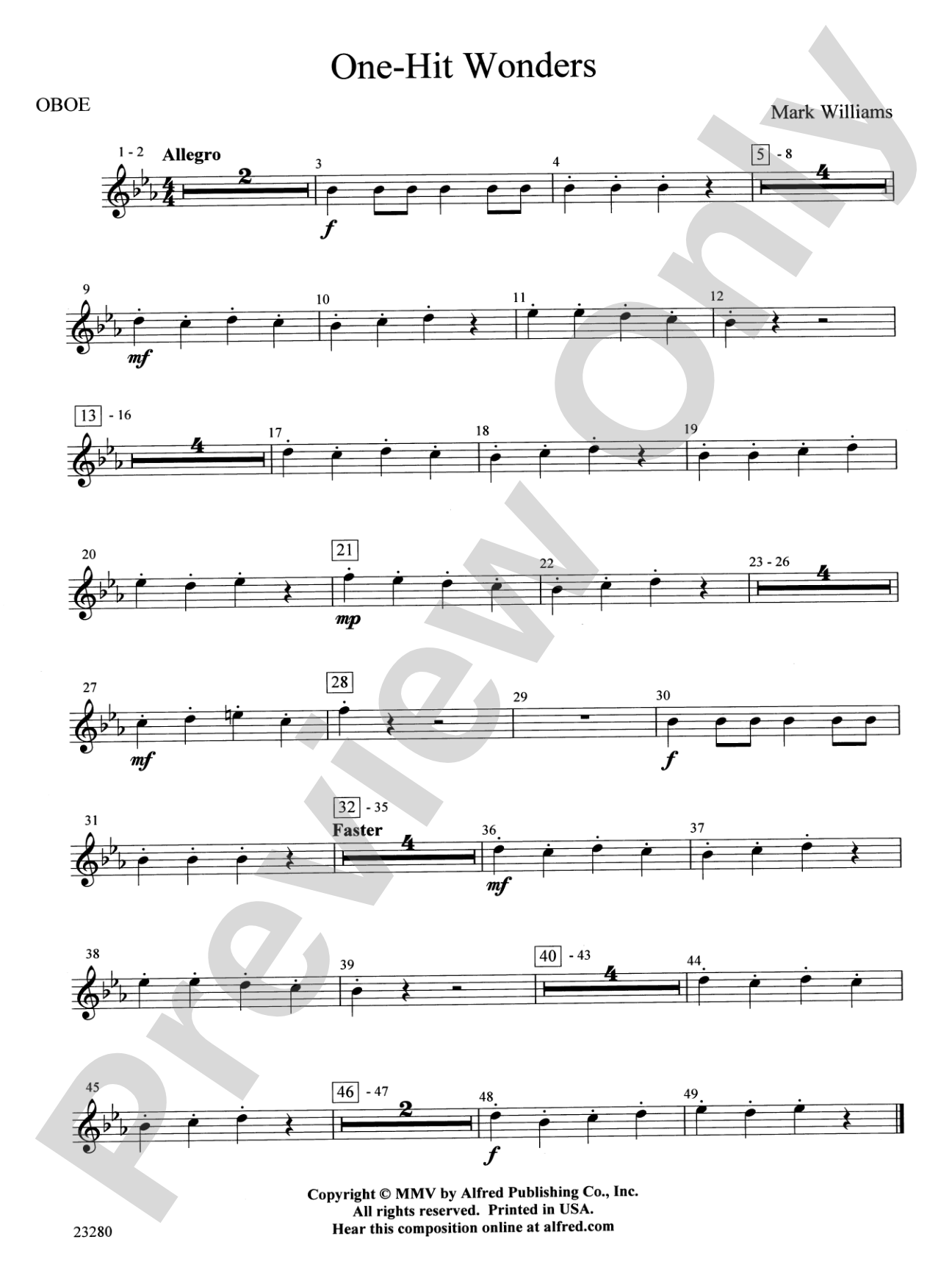 One-Hit Wonders: Oboe