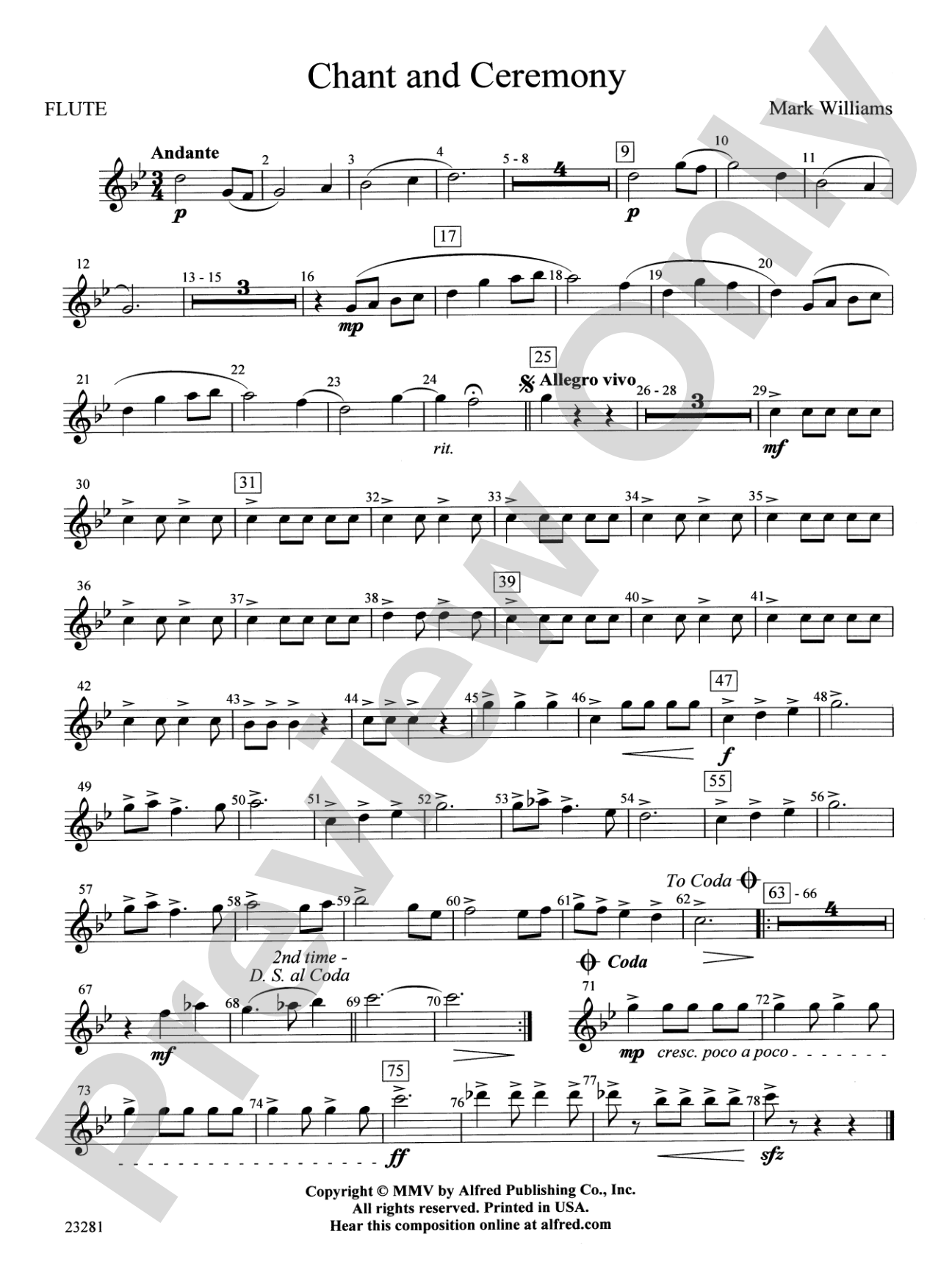 Chant and Ceremony: Flute