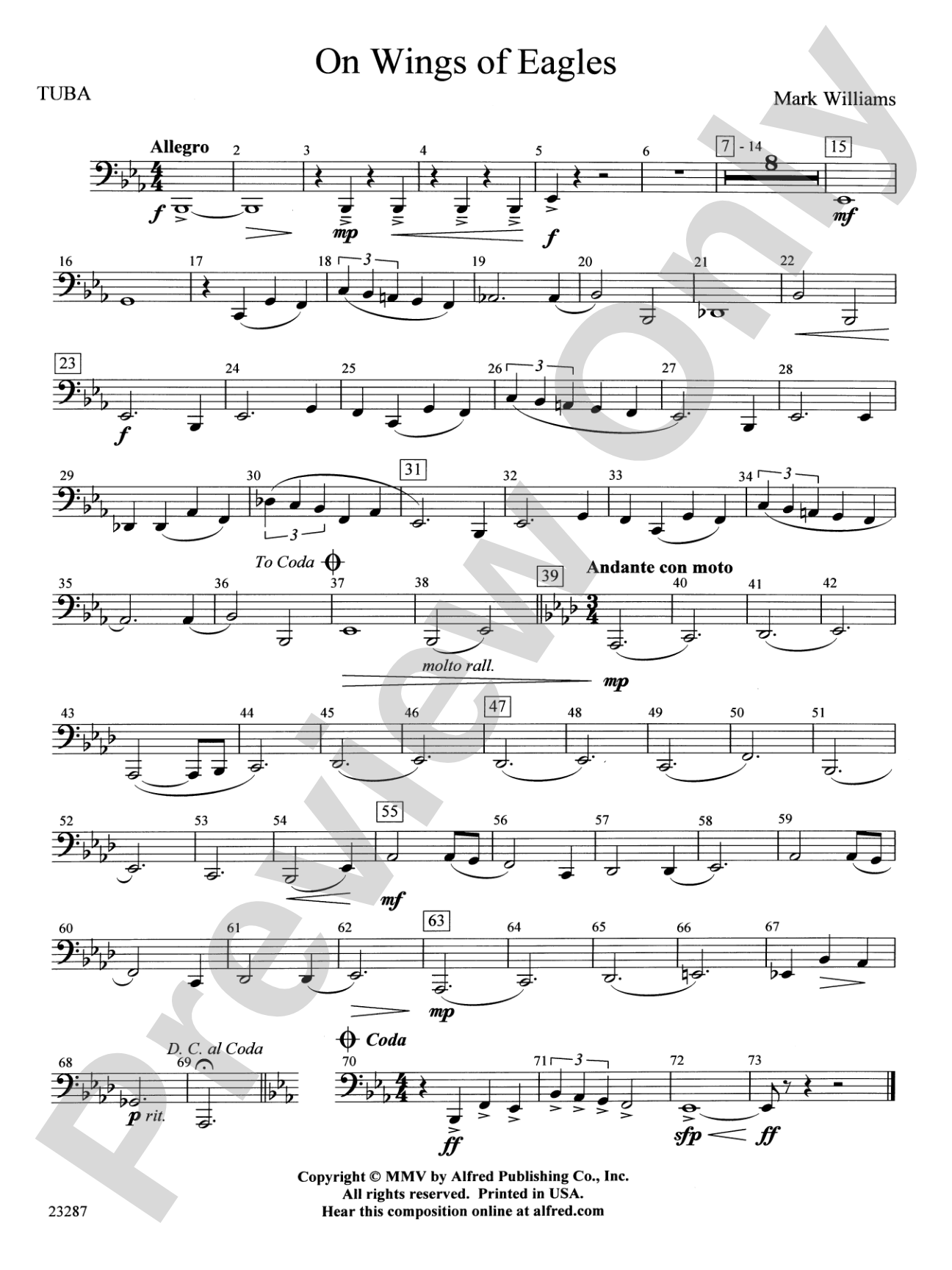 On Wings of Eagles: Tuba