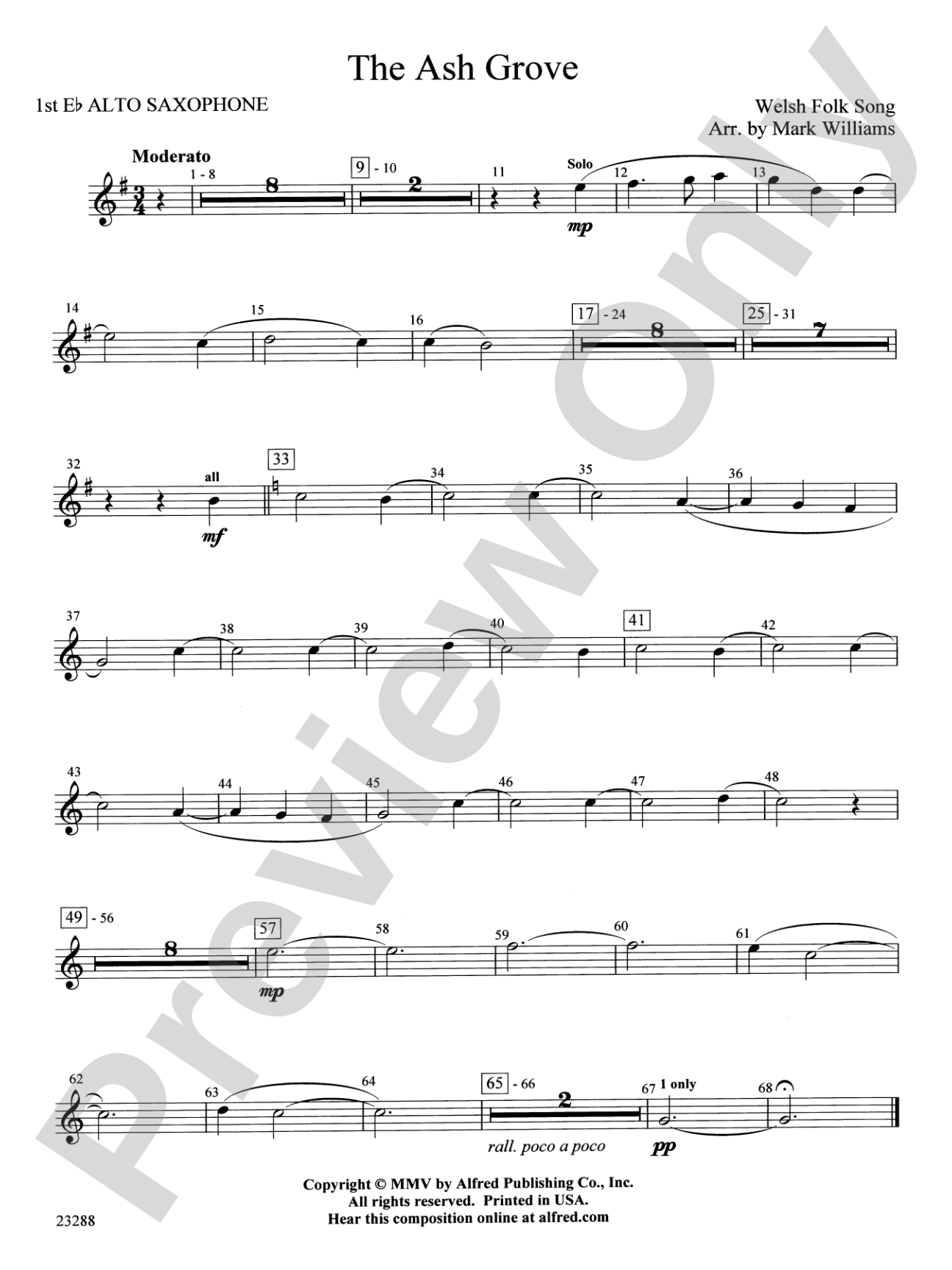 The Ash Grove: E-flat Alto Saxophone