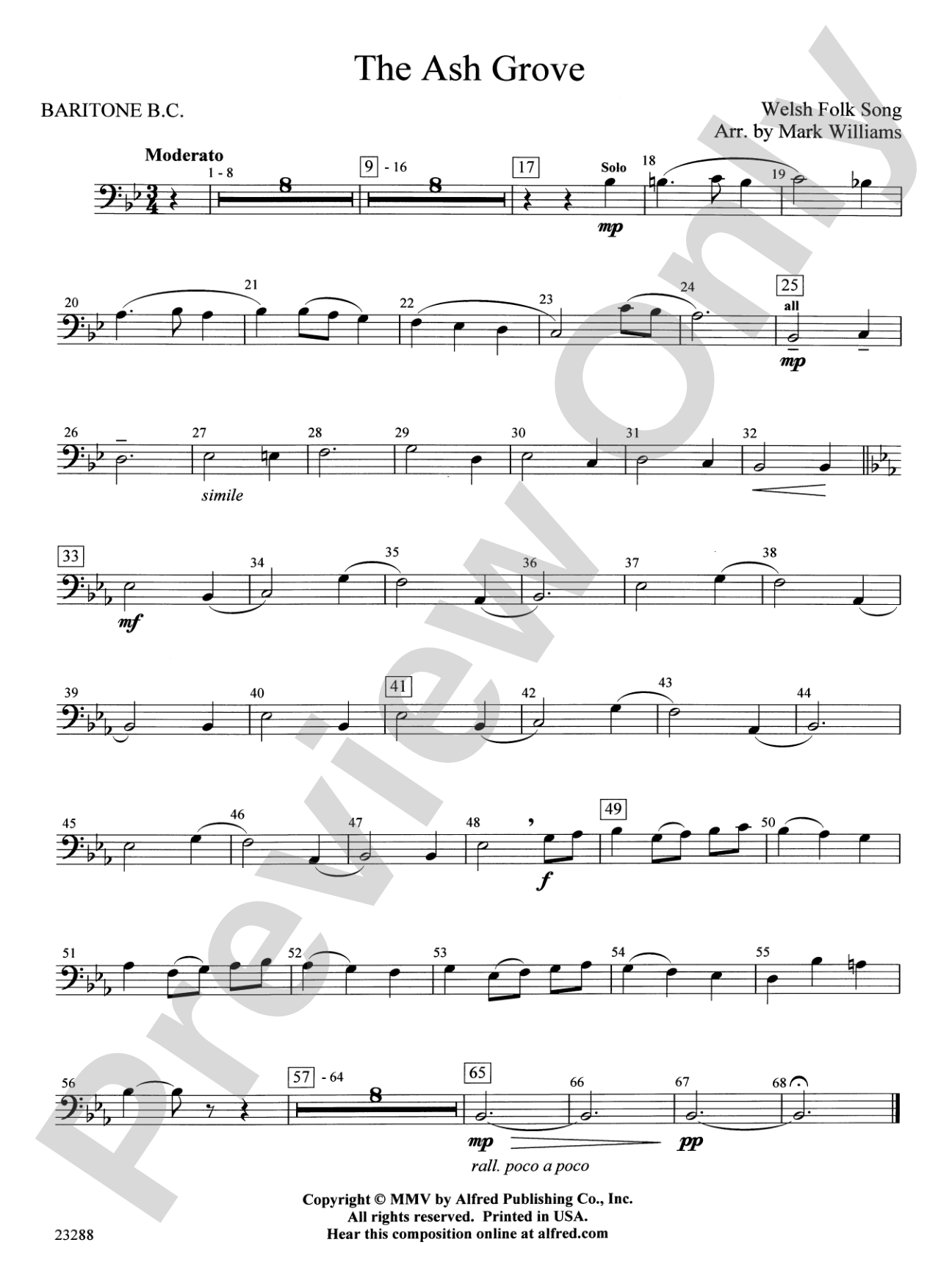 The Ash Grove: Baritone B.C.