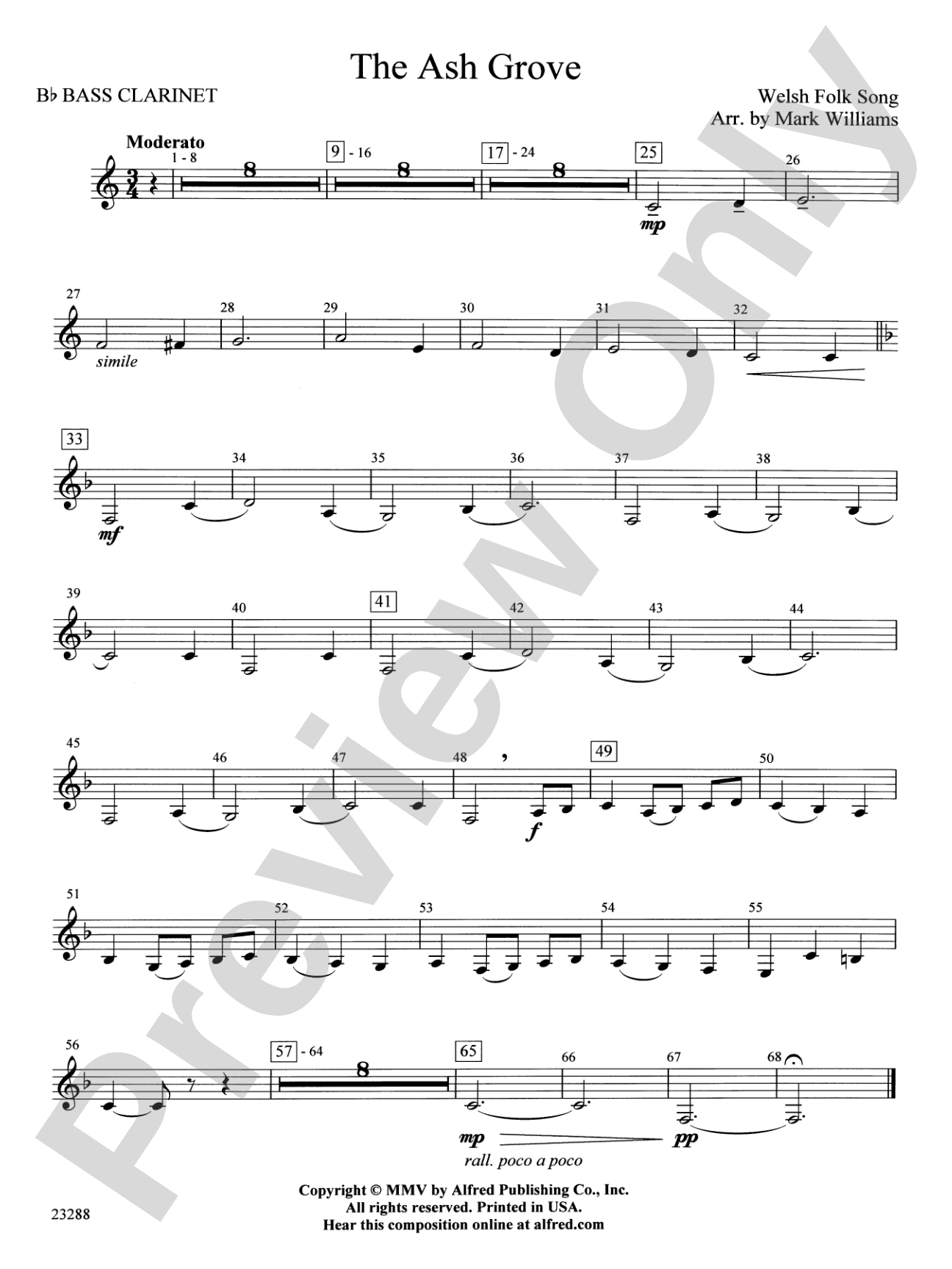 The Ash Grove: B-flat Bass Clarinet