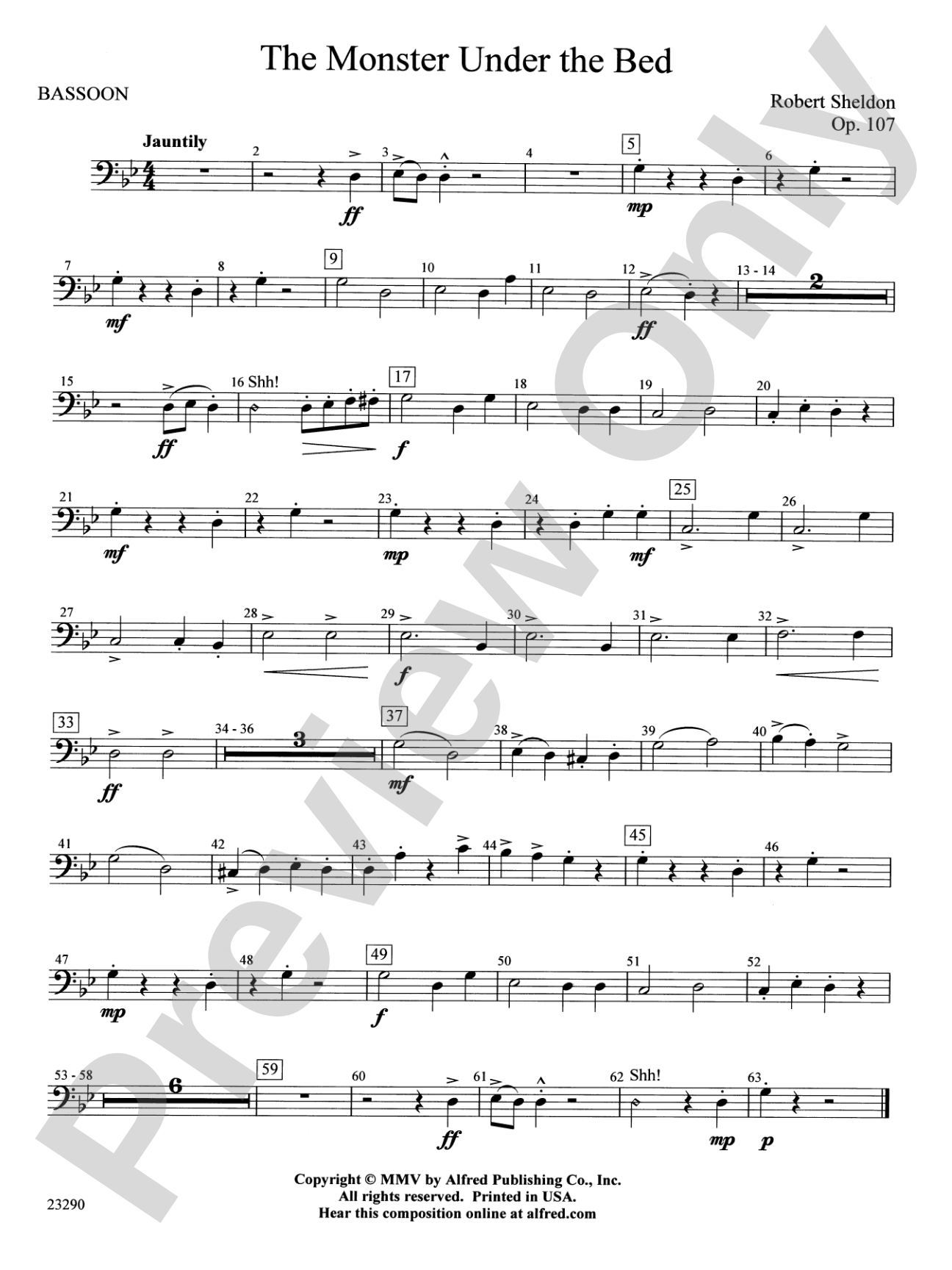 The Monster Under the Bed: Bassoon