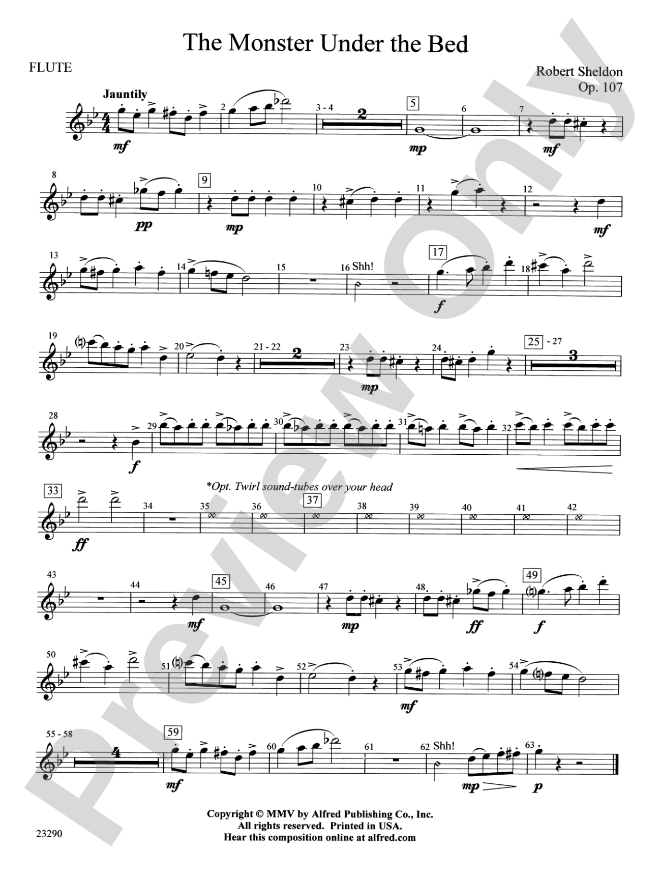 The Monster Under the Bed: Flute