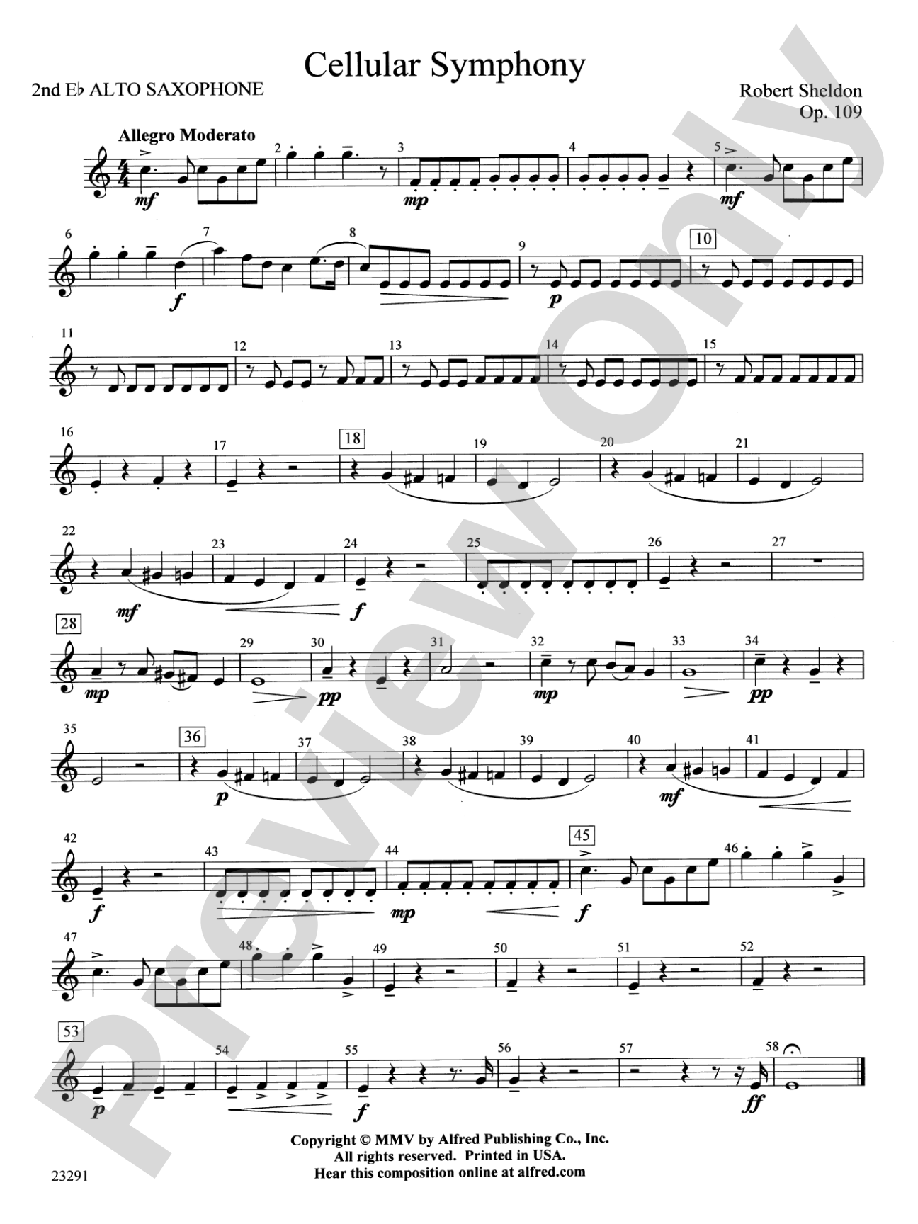 Cellular Symphony: 2nd E-flat Alto Saxophone