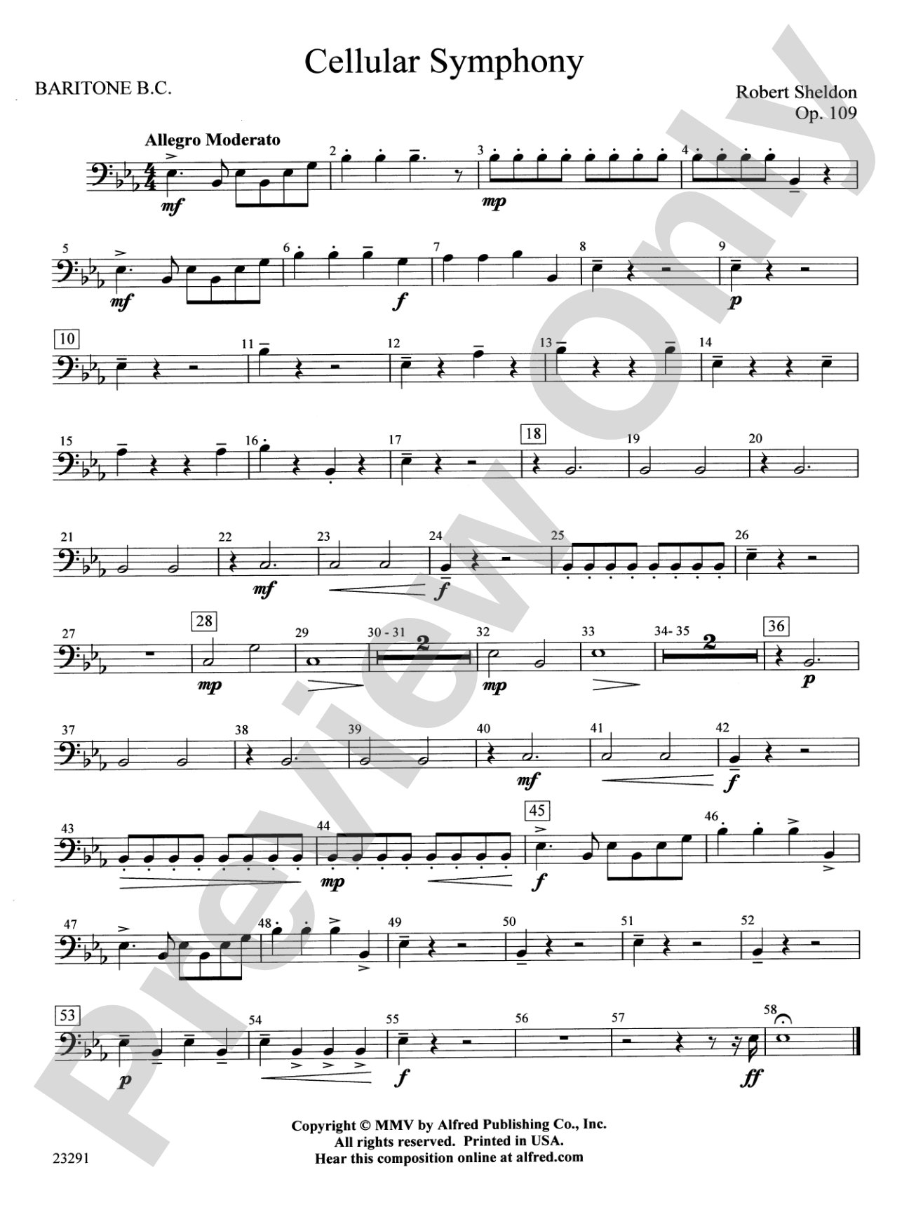 Cellular Symphony: Baritone B.C.