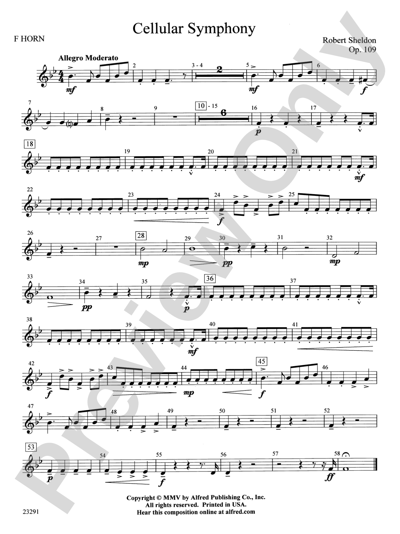 Cellular Symphony: 1st F Horn