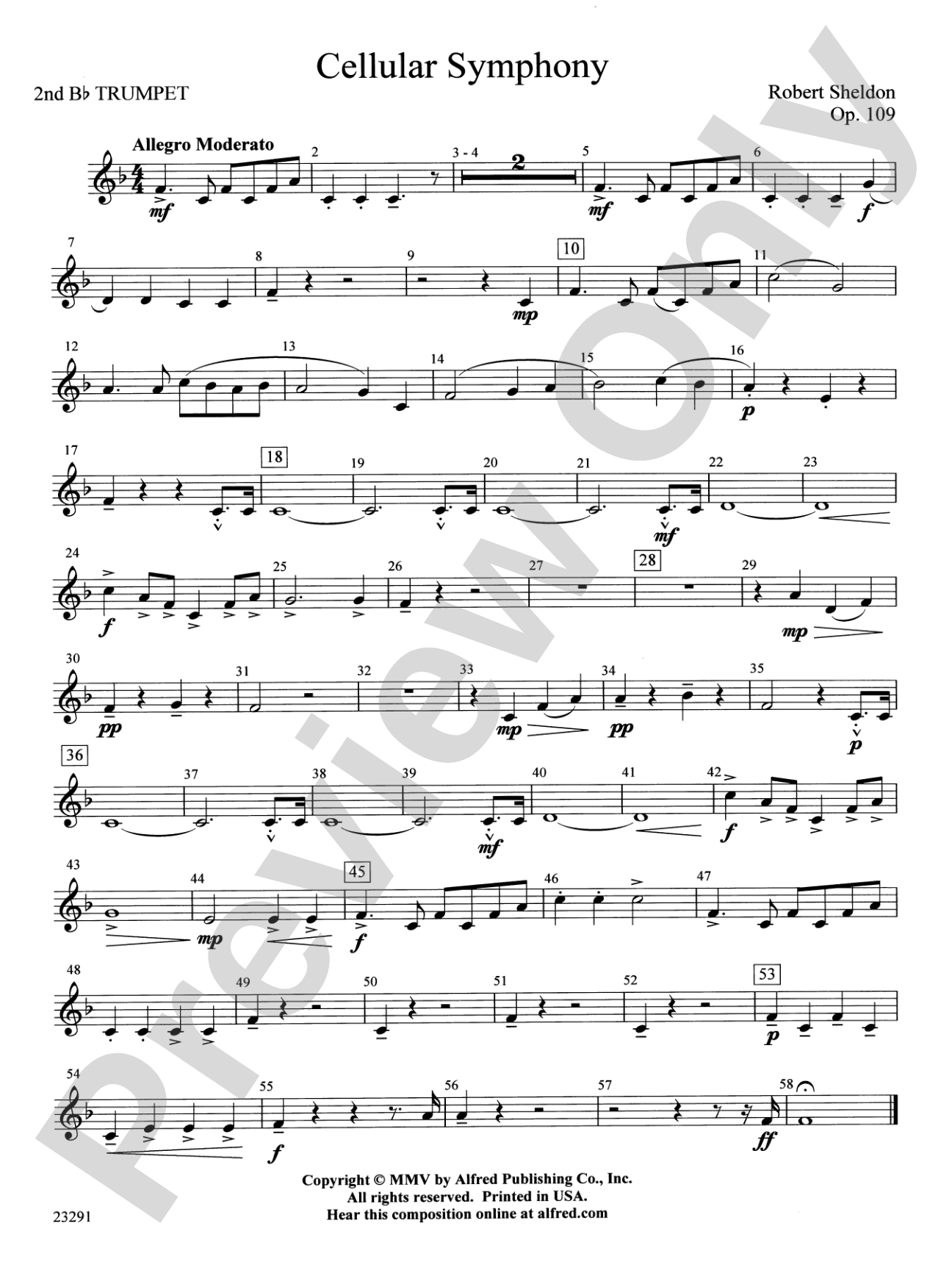 Cellular Symphony: 2nd B-flat Trumpet