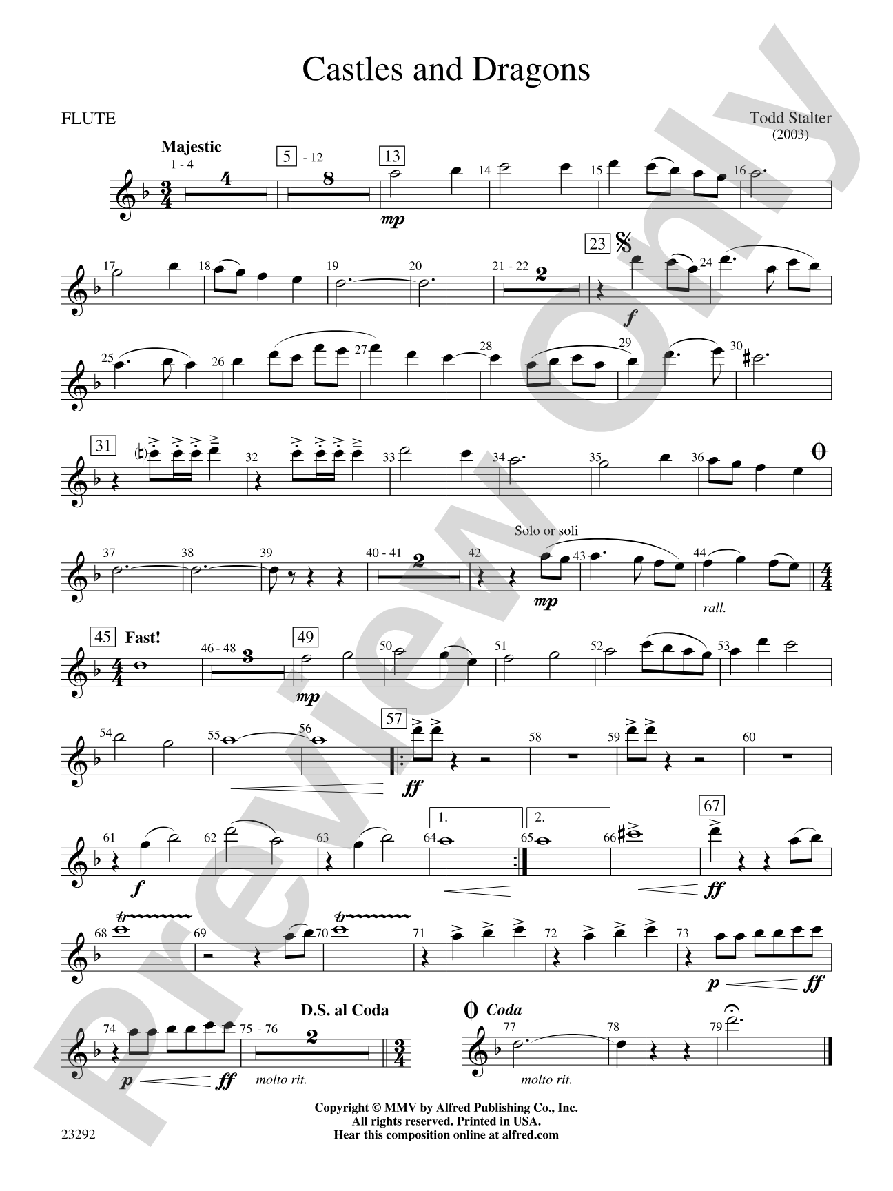 Castles and Dragons: Flute