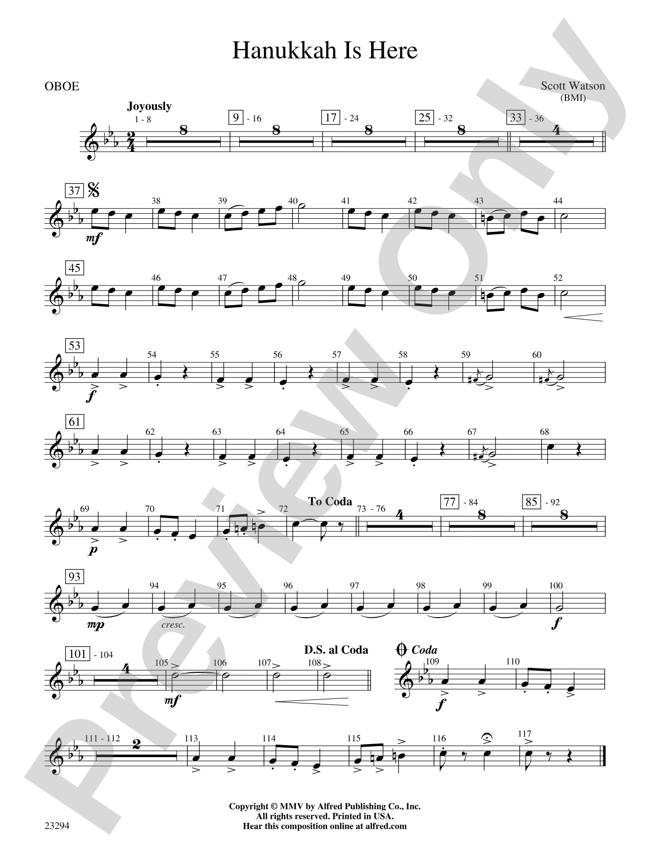 Hanukkah Is Here: Oboe