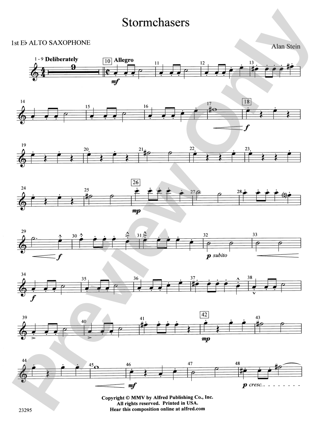 Stormchasers: E-flat Alto Saxophone